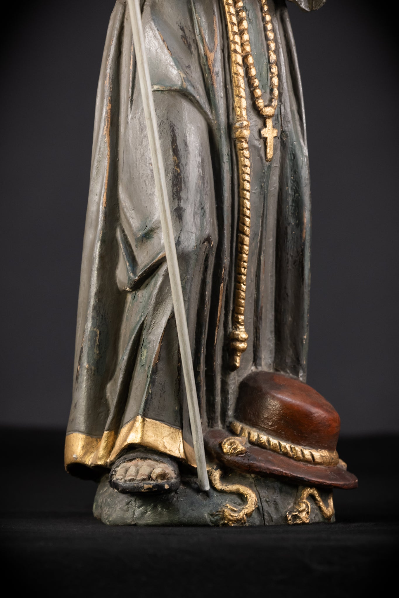St Jacob The Apostle | 1700s Antique | 23.6" / 60 cm