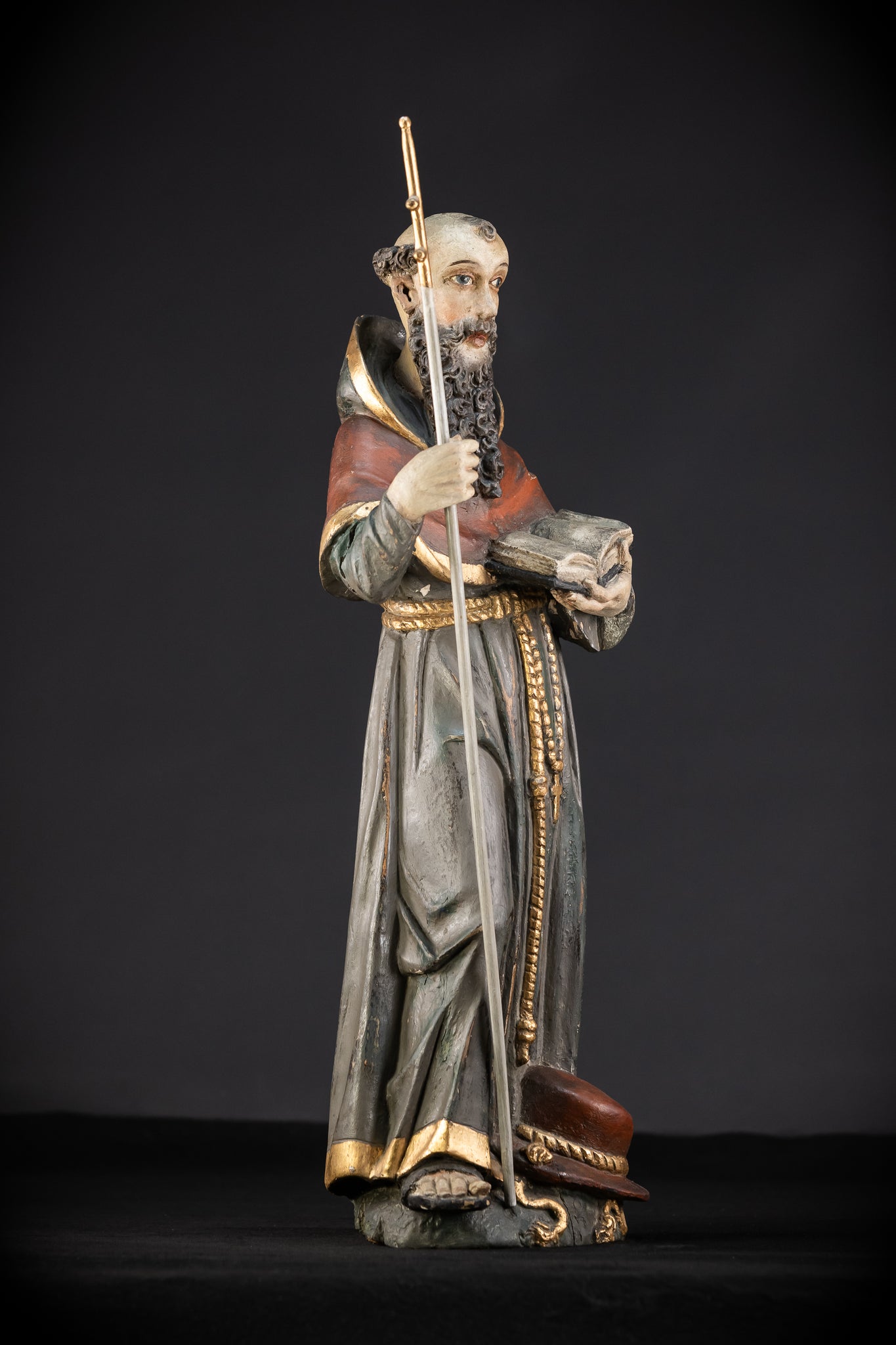 St Jacob The Apostle | 1700s Antique | 23.6" / 60 cm