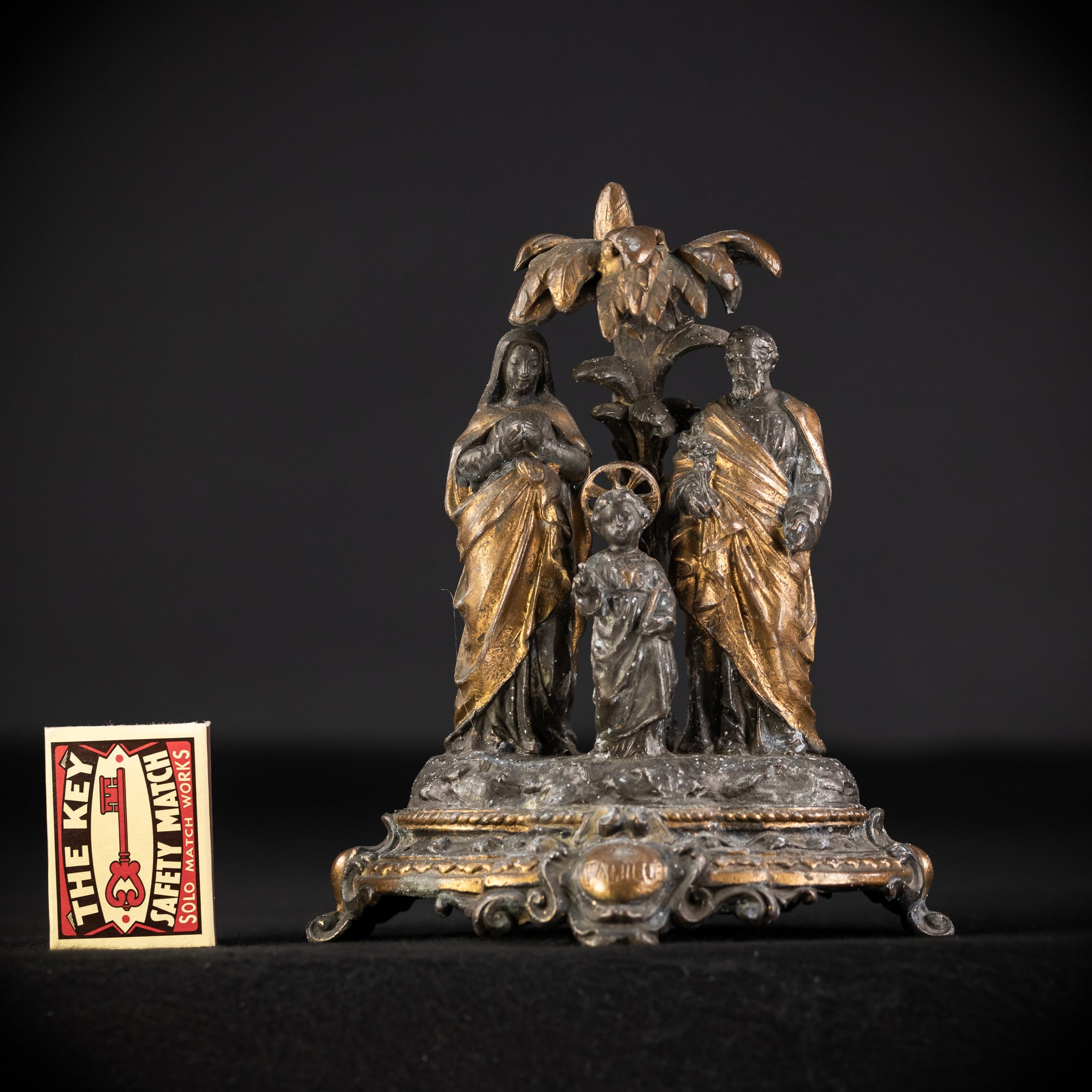 Holy Family Metal Antique Statue