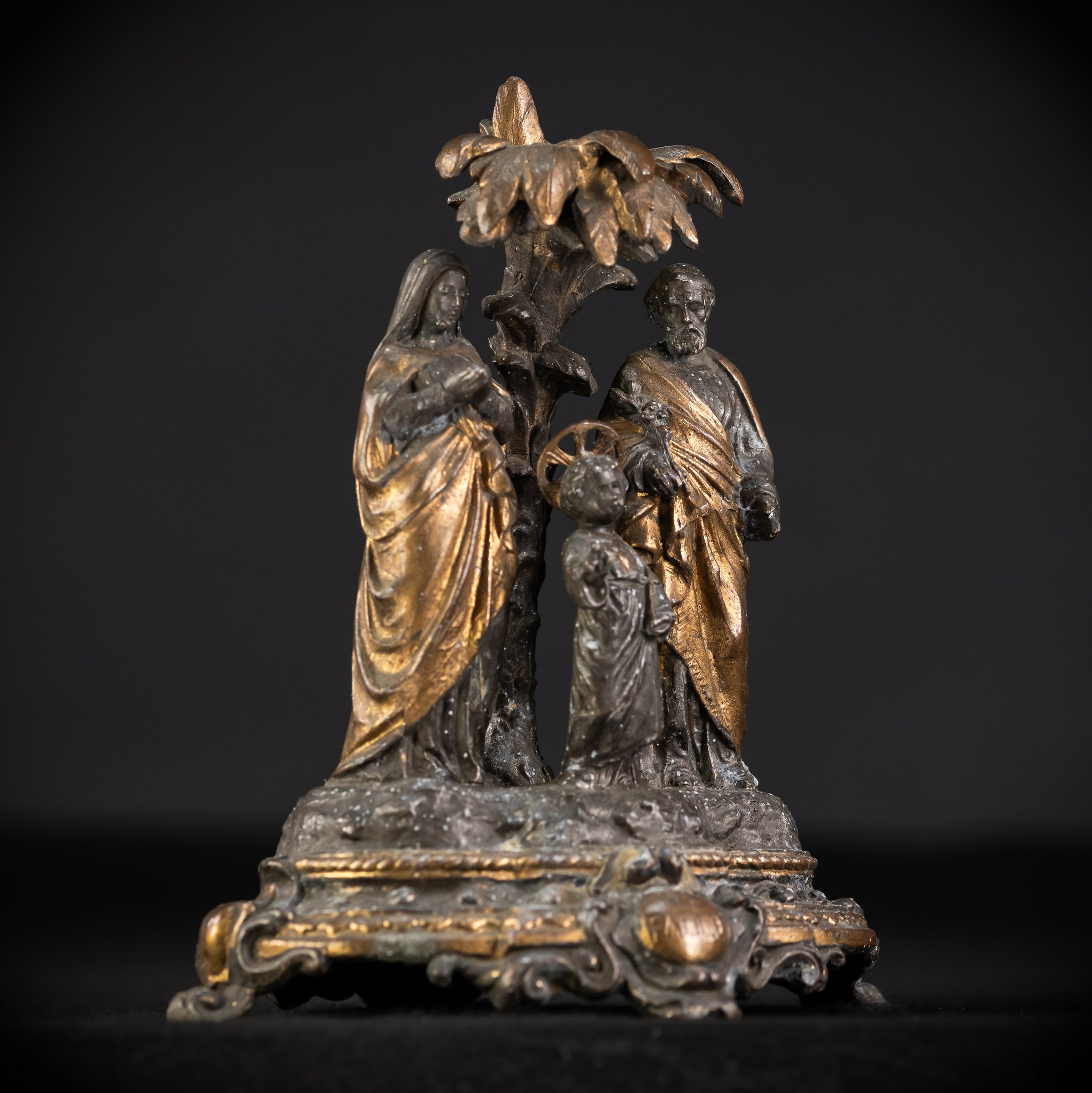 Holy Family Metal Antique Statue