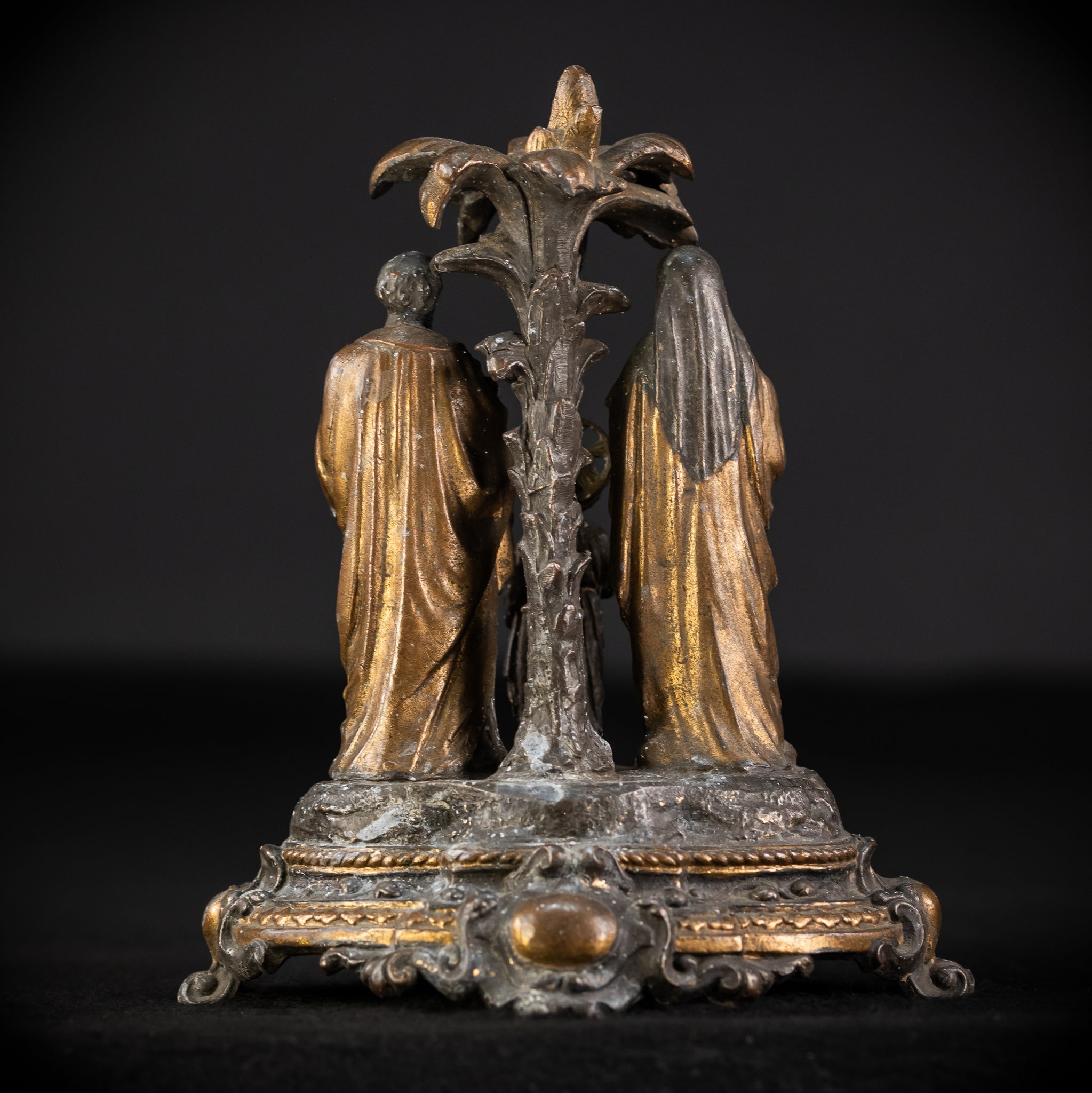 Holy Family Metal Antique Statue