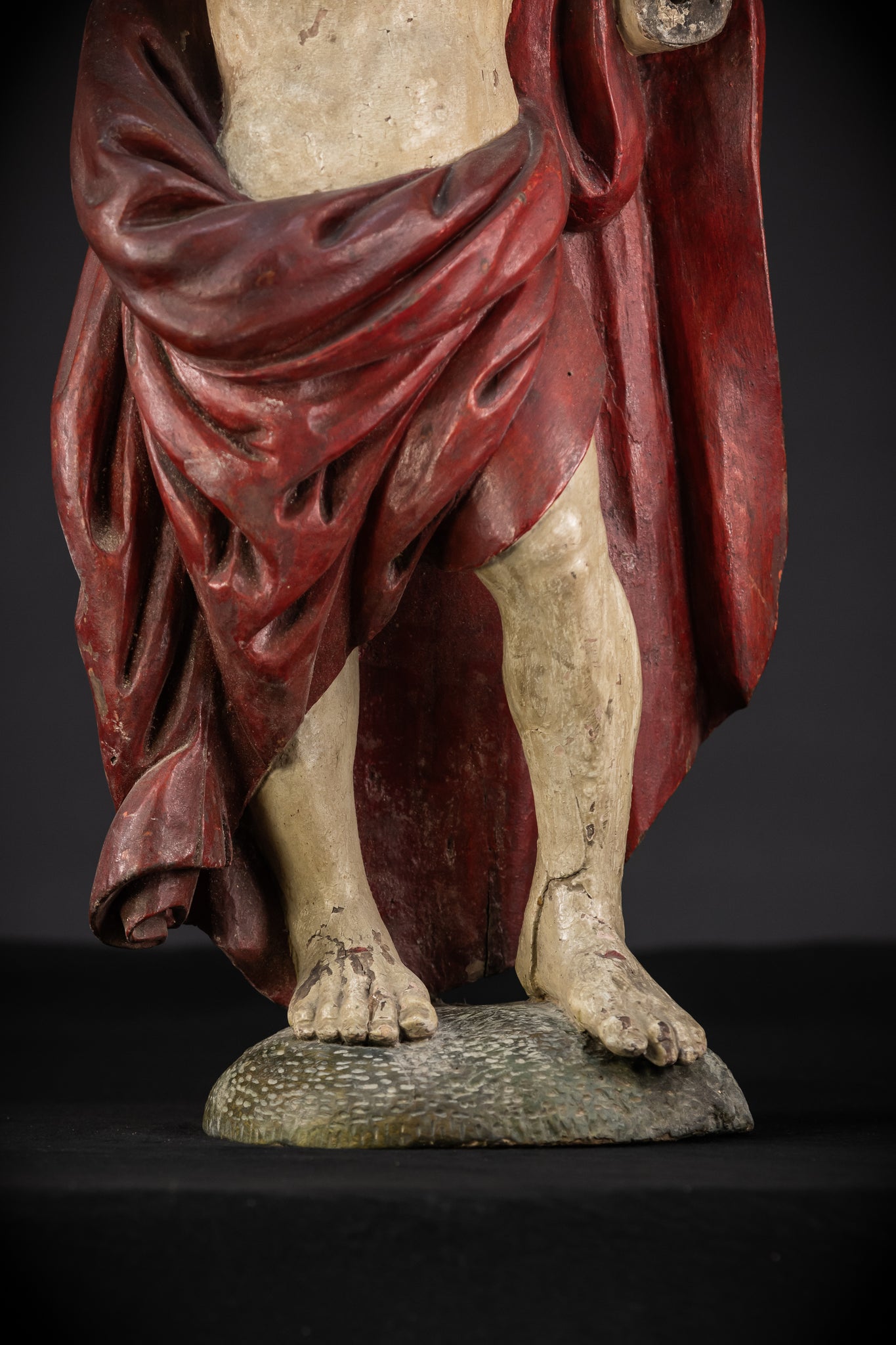 Ressurection of Jesus Wood | 1700s Antique | 28.3"