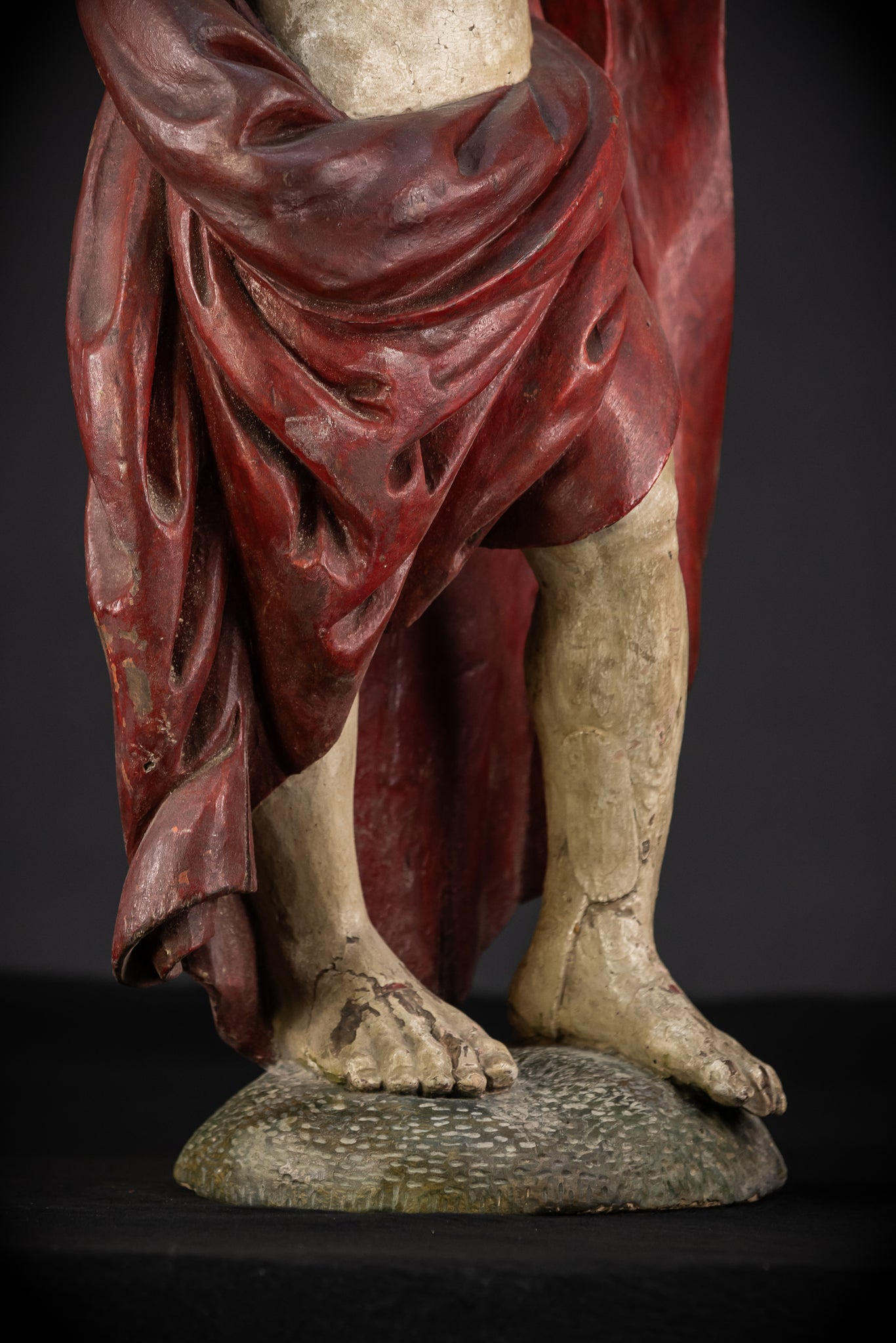 Ressurection of Jesus Wood | 1700s Antique | 28.3"