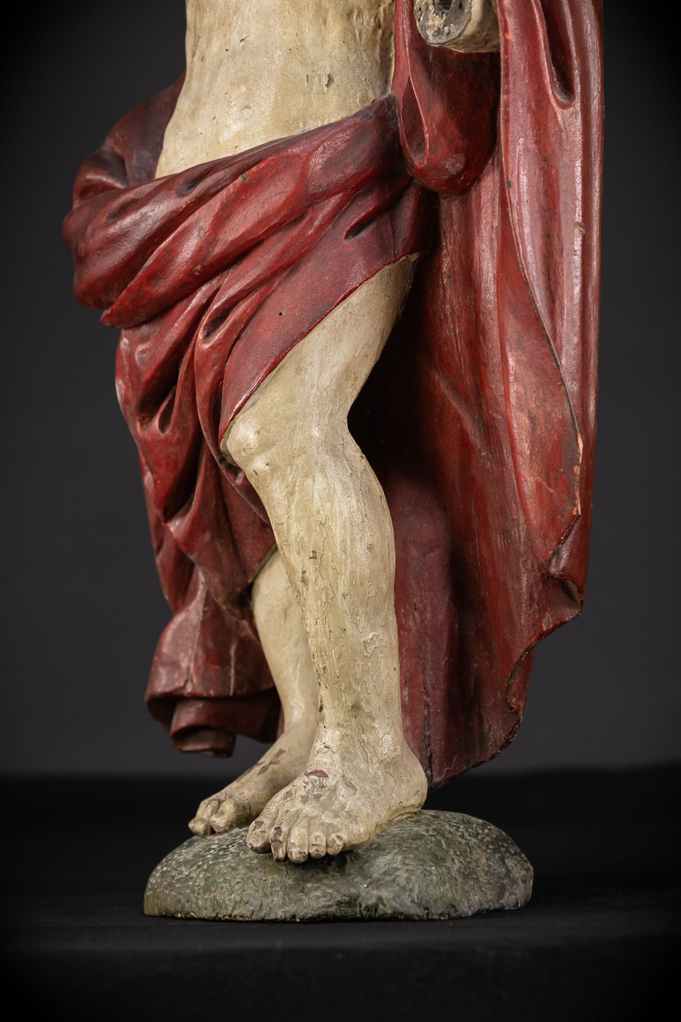 Ressurection of Jesus Wood | 1700s Antique | 28.3"