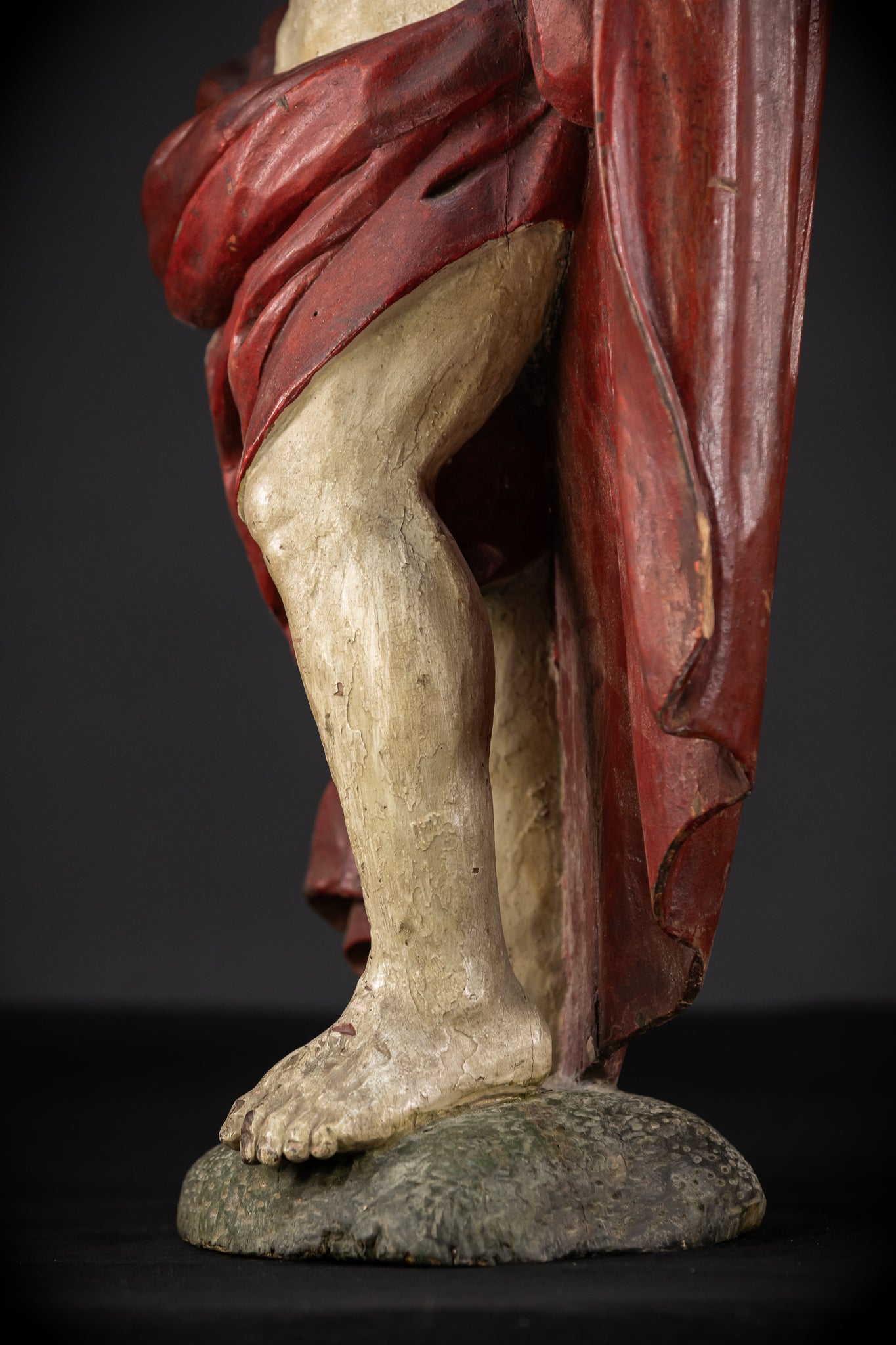 Ressurection of Jesus Wood | 1700s Antique | 28.3"