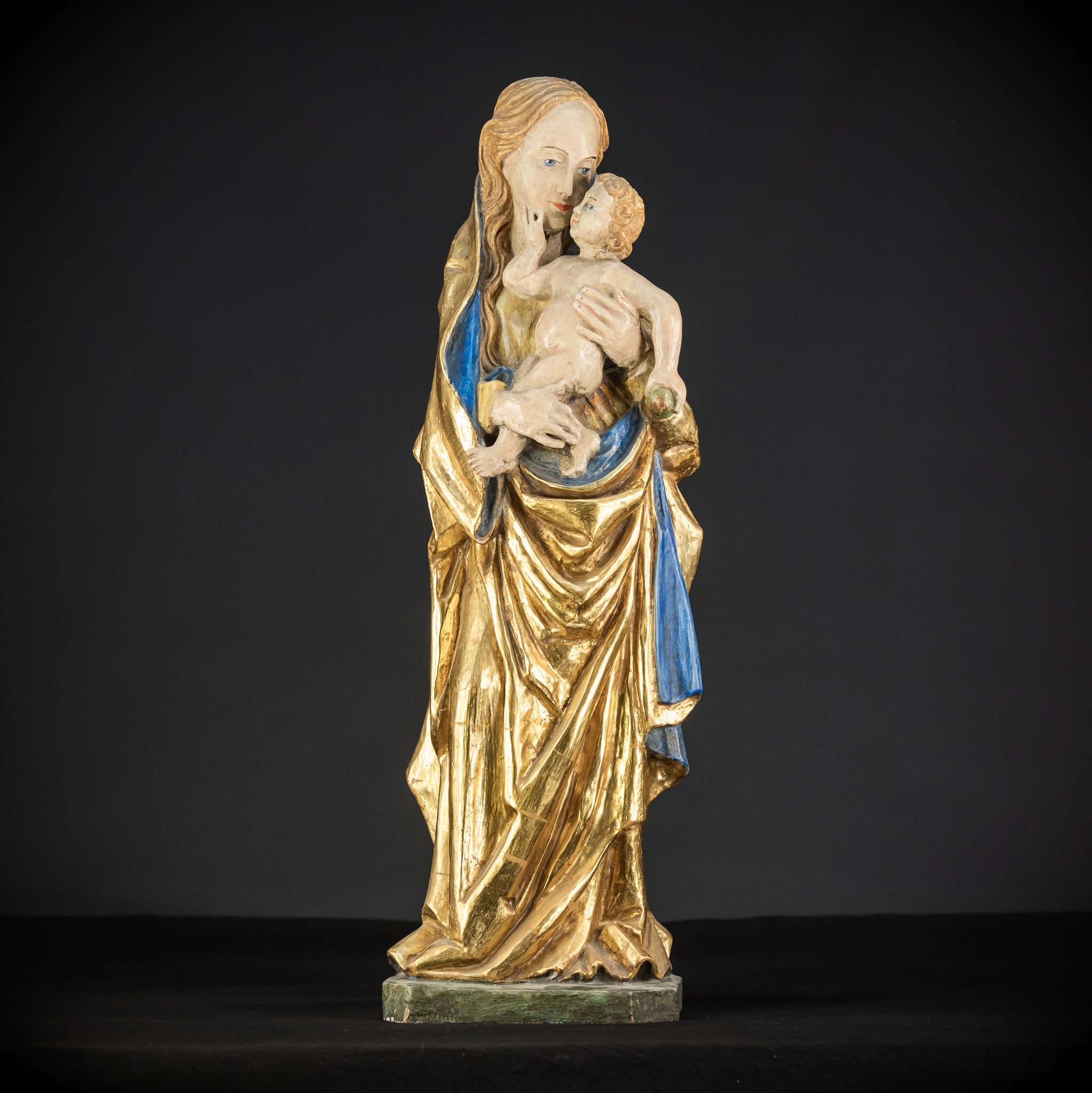 Virgin Mary Child Jesus | Vintage Mid 1900s | 28”
