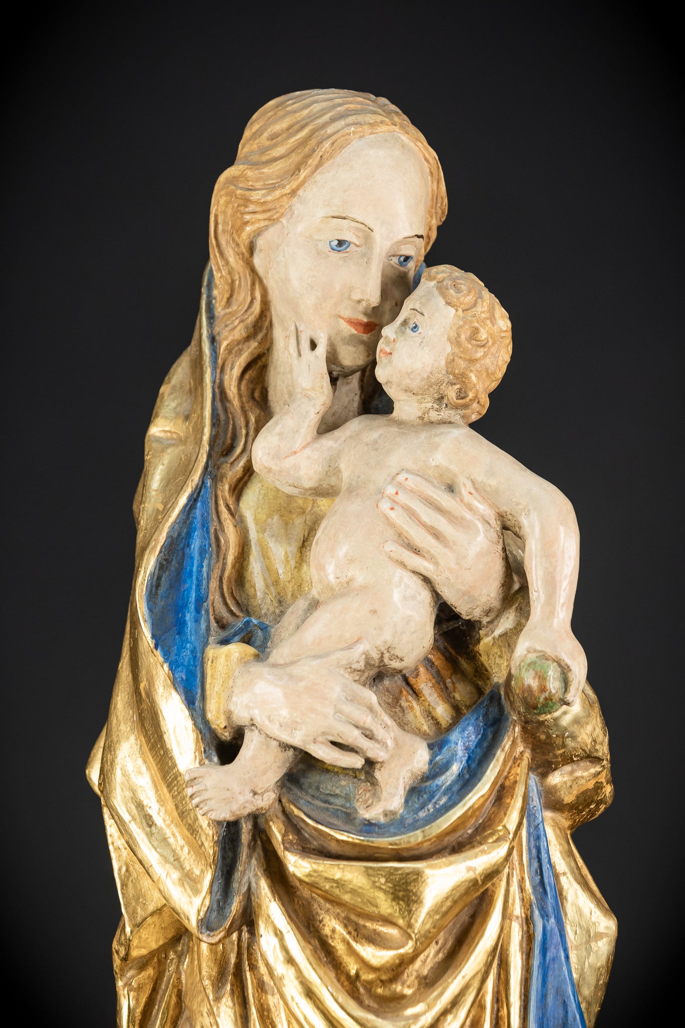 Virgin Mary Child Jesus | Vintage Mid 1900s | 28”