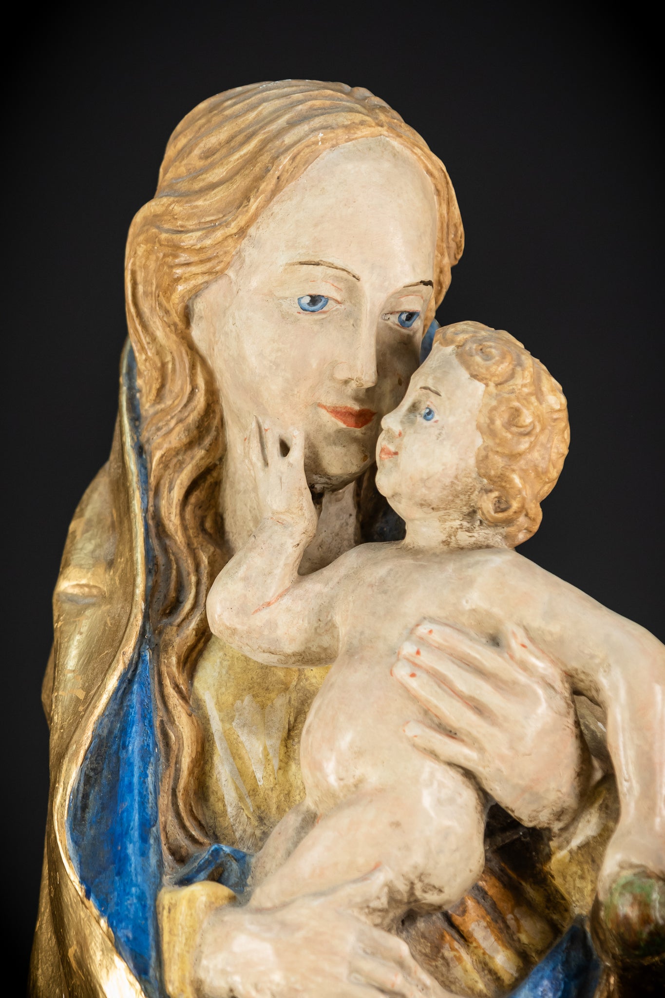 Virgin Mary Child Jesus | Vintage Mid 1900s | 28”