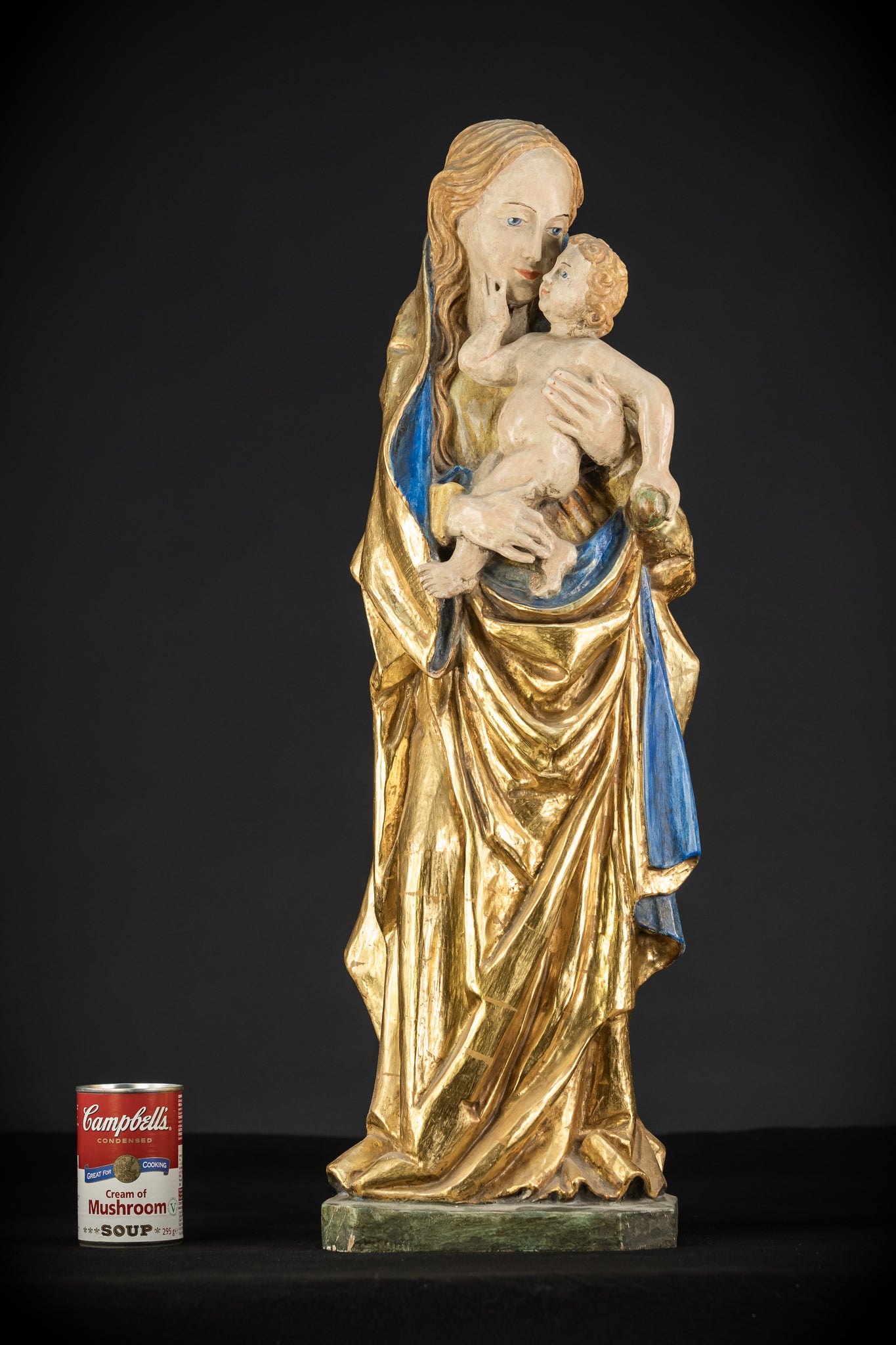 Virgin Mary Child Jesus | Vintage Mid 1900s | 28”