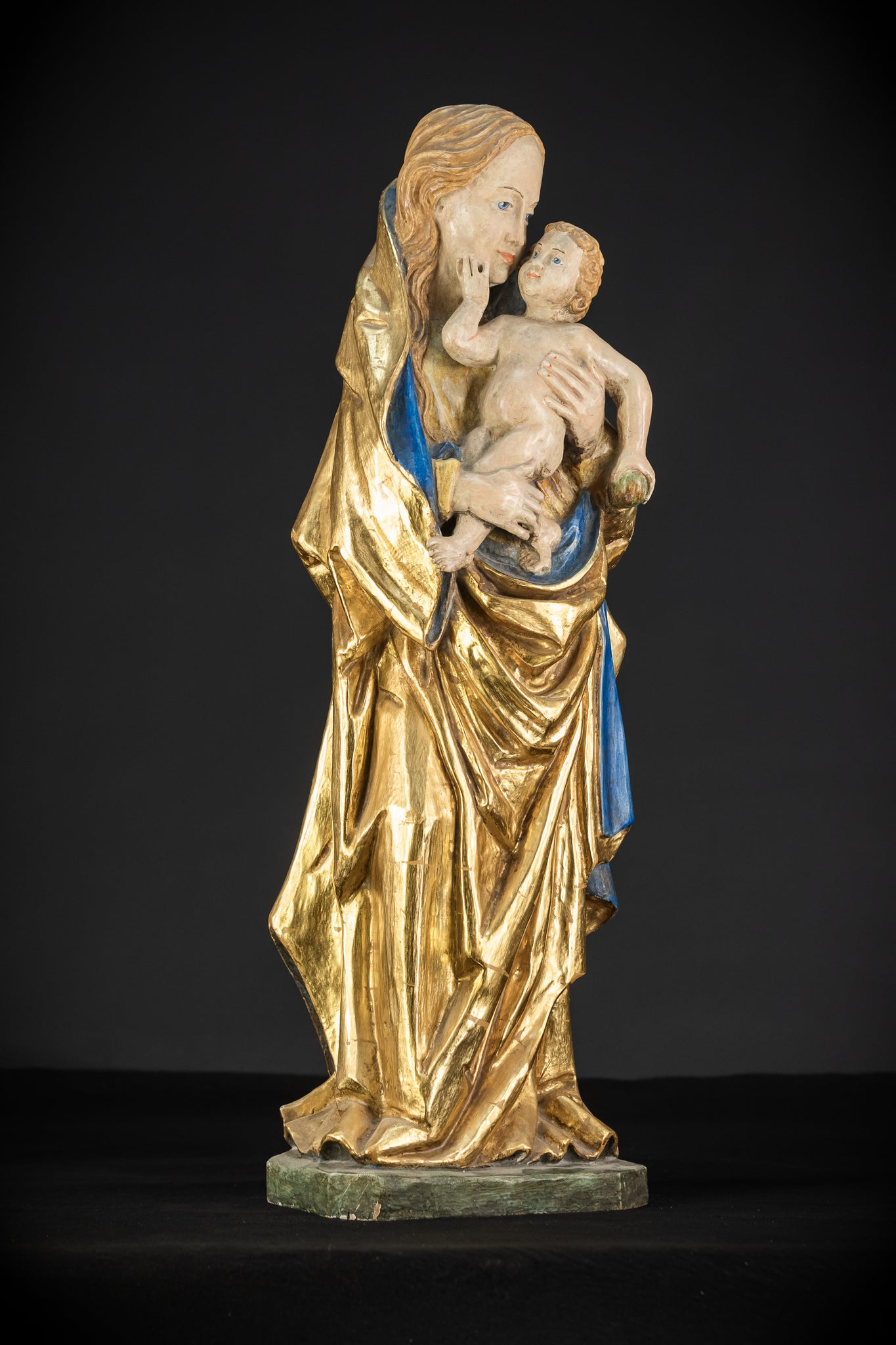 Virgin Mary Child Jesus | Vintage Mid 1900s | 28”