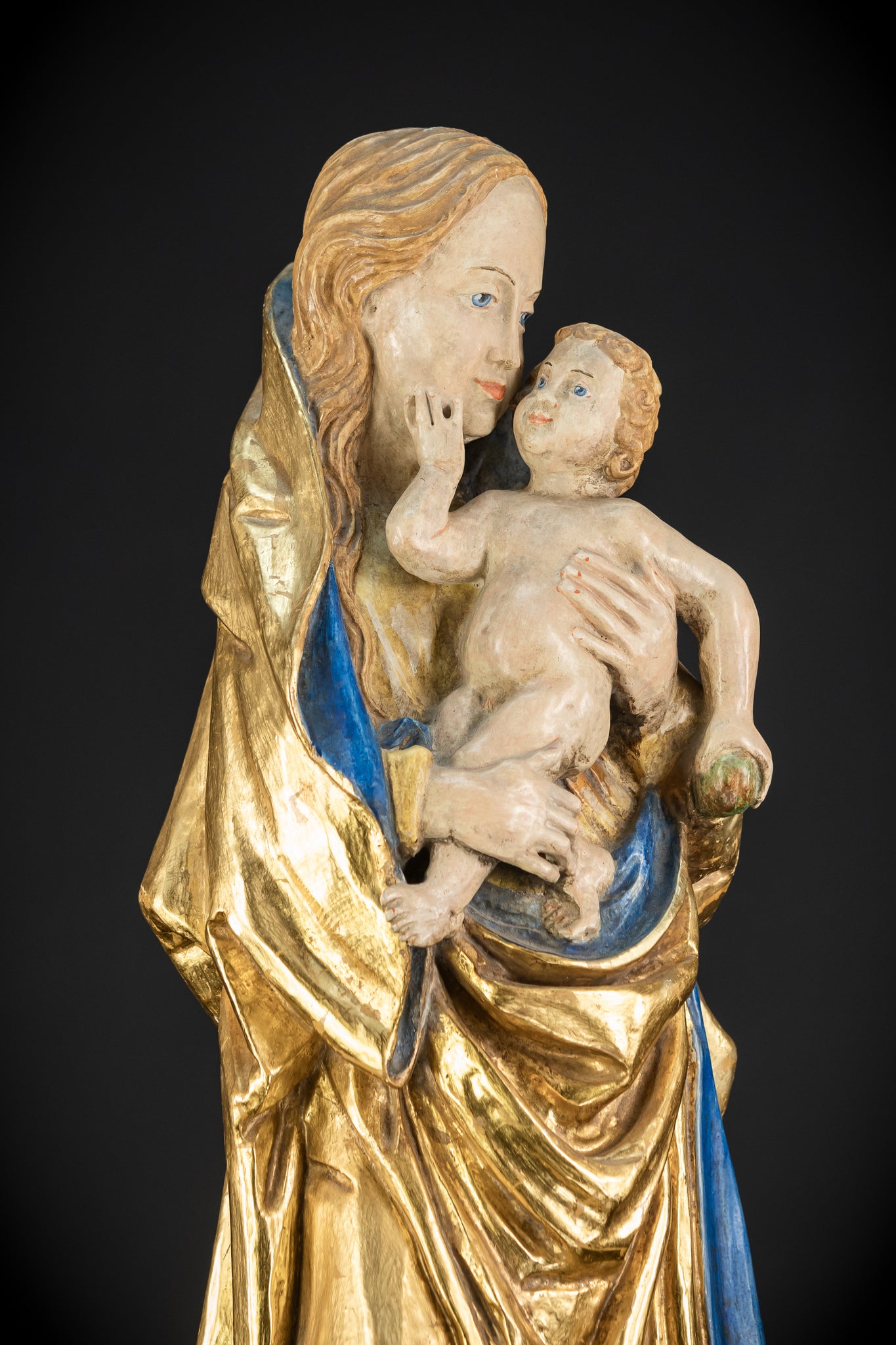 Virgin Mary Child Jesus | Vintage Mid 1900s | 28”
