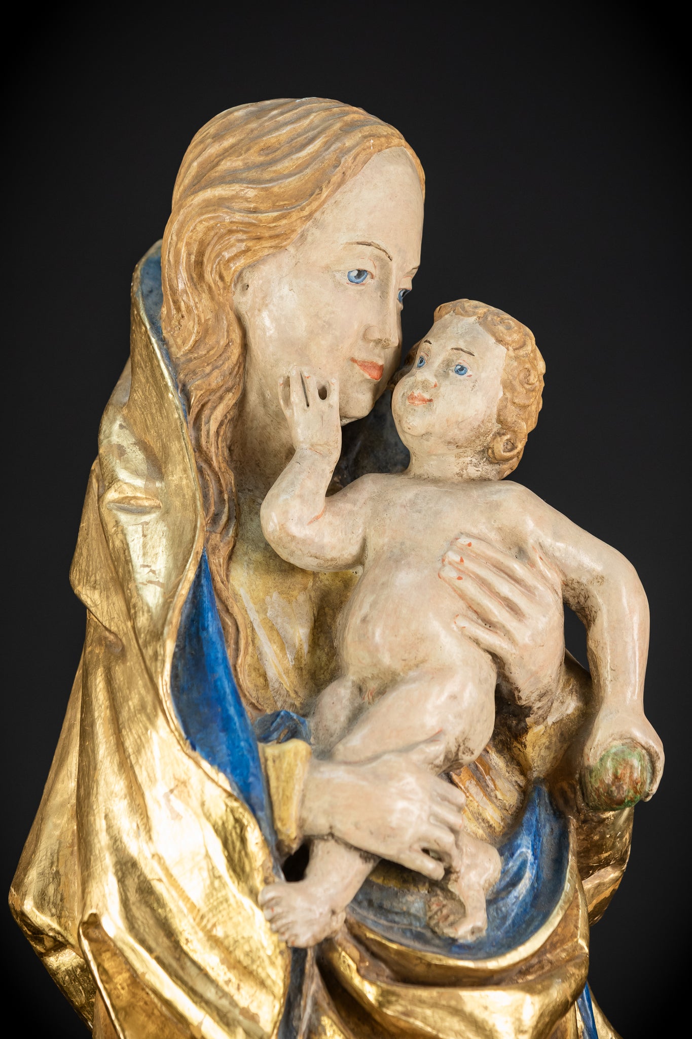 Virgin Mary Child Jesus | Vintage Mid 1900s | 28”