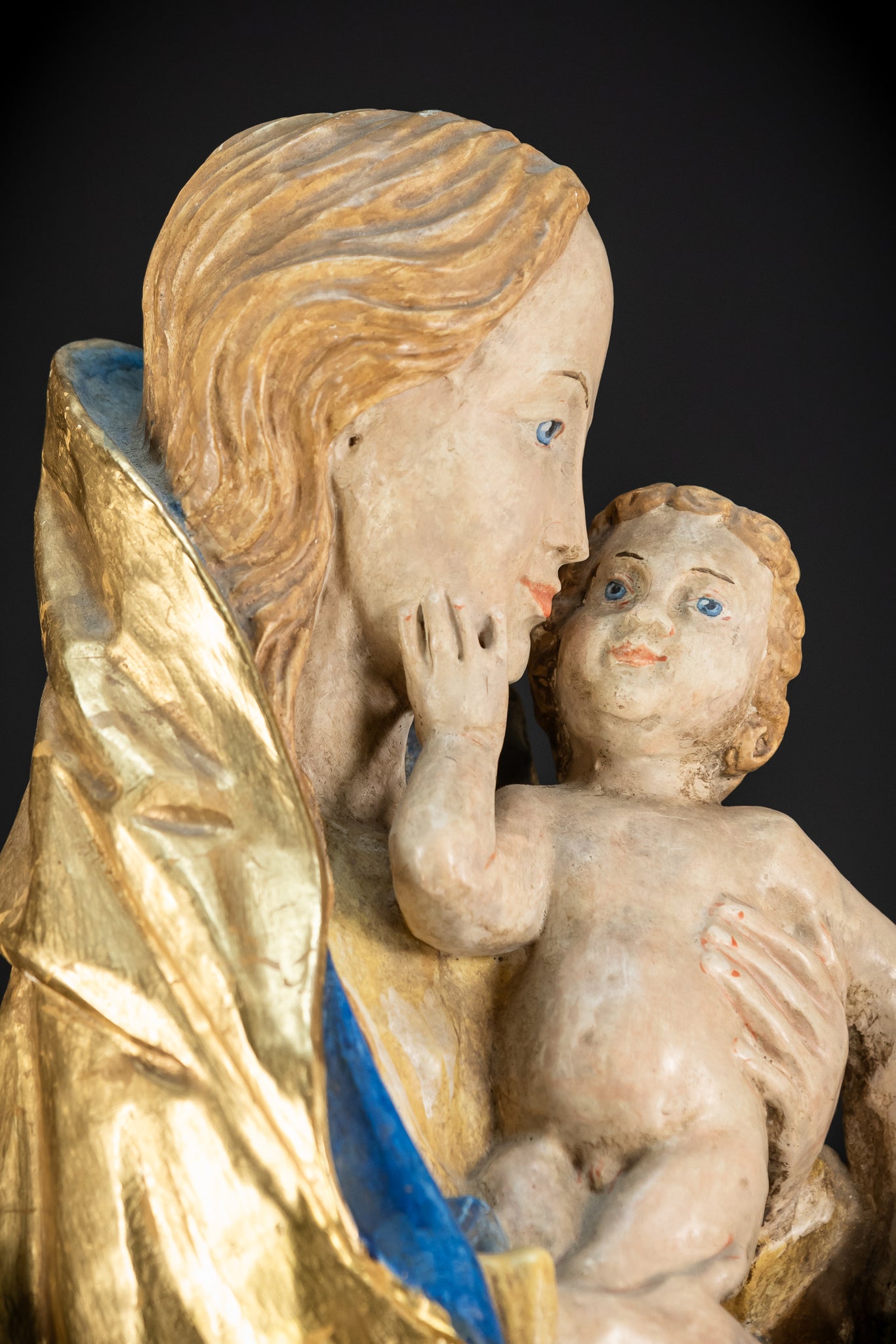 Virgin Mary Child Jesus | Vintage Mid 1900s | 28”