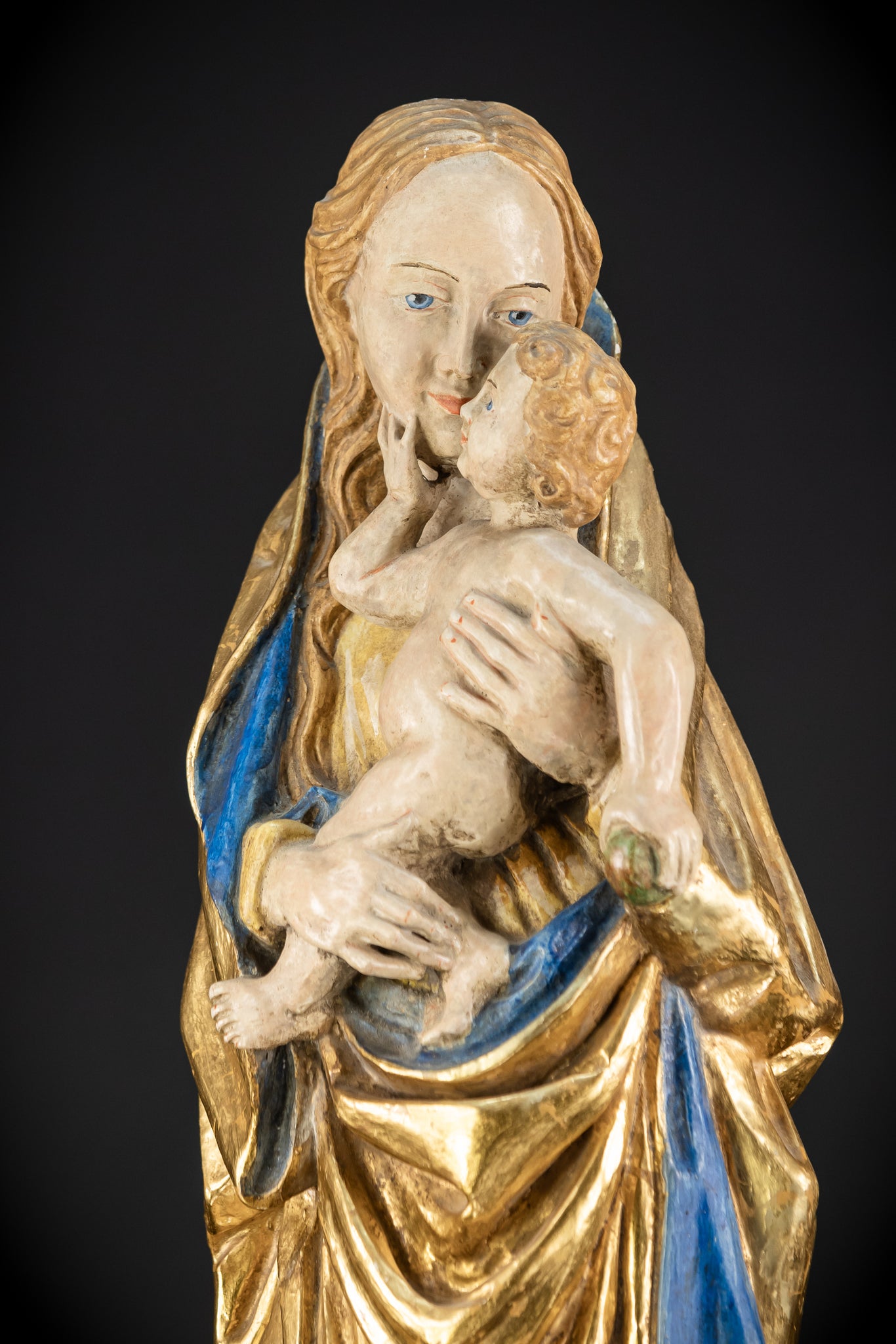Virgin Mary Child Jesus | Vintage Mid 1900s | 28”