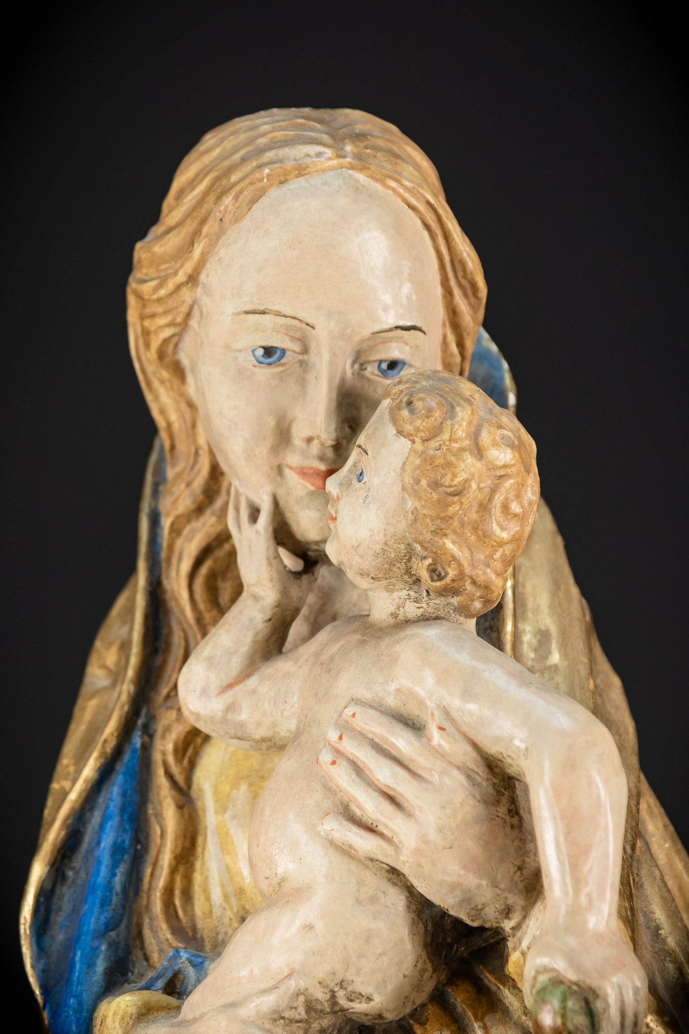 Virgin Mary Child Jesus | Vintage Mid 1900s | 28”