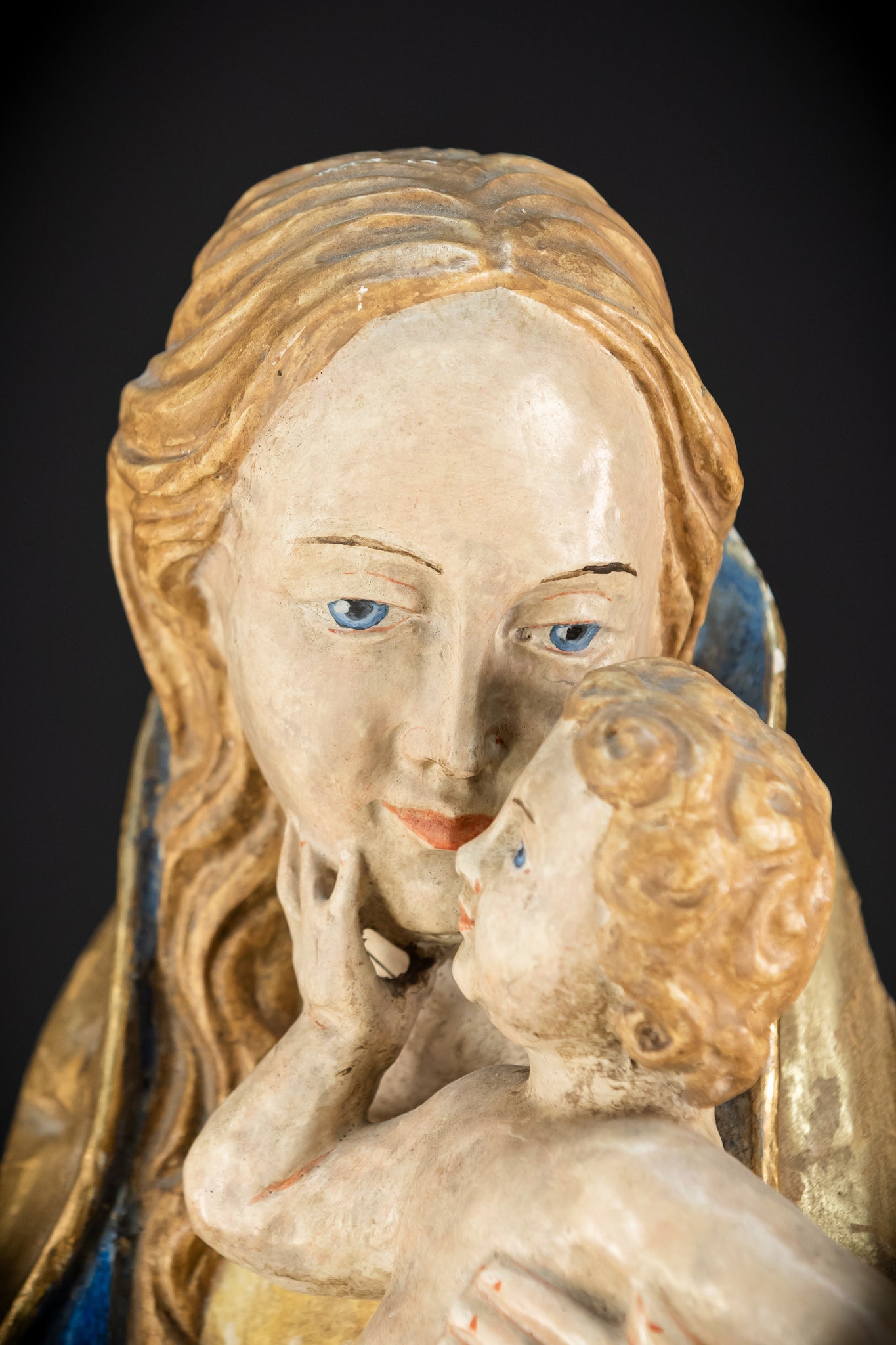 Virgin Mary Child Jesus | Vintage Mid 1900s | 28”