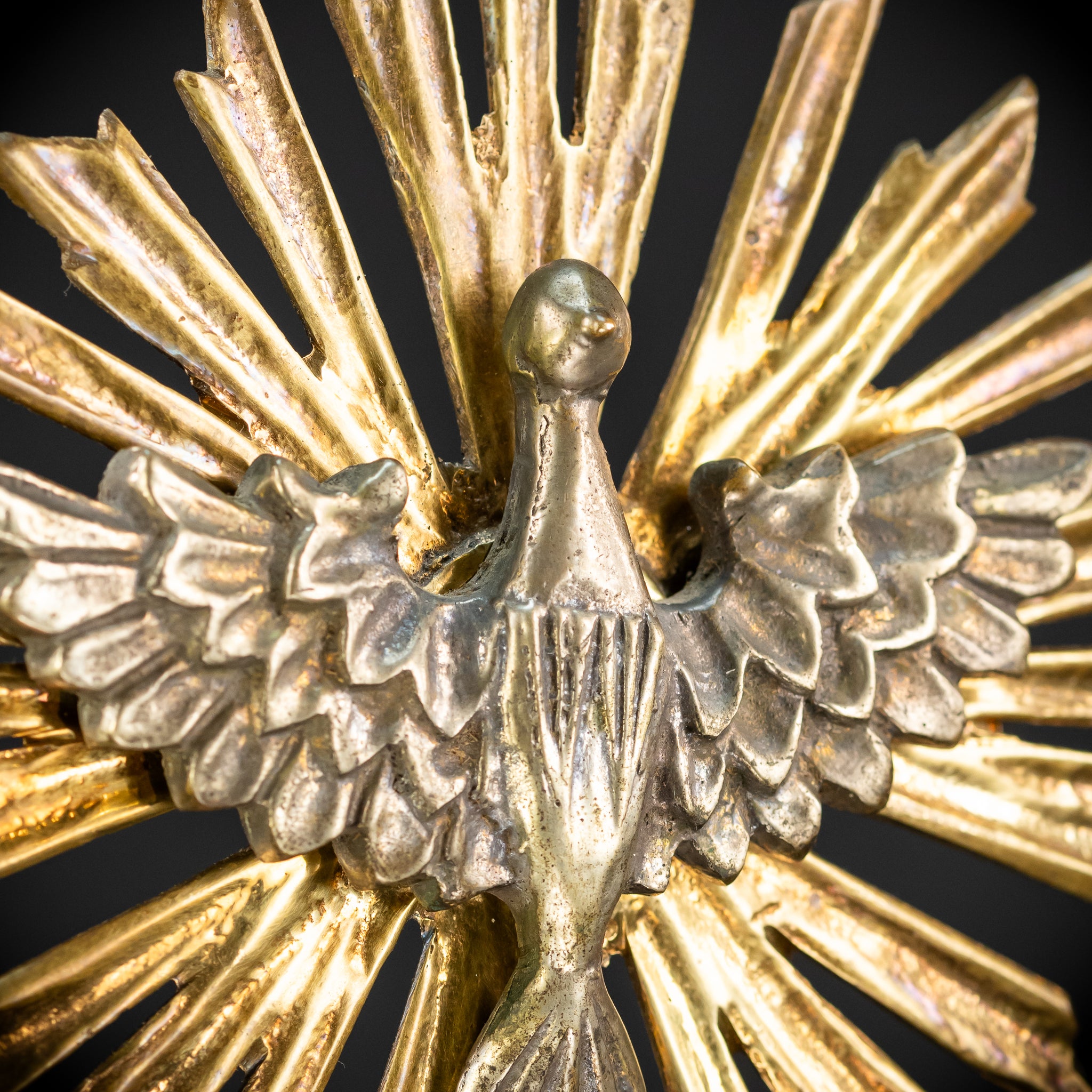 God The Holy Spirit Sculpture Bronze | Late 1800s - Early 1900s | 5.7" / 14.5 cm