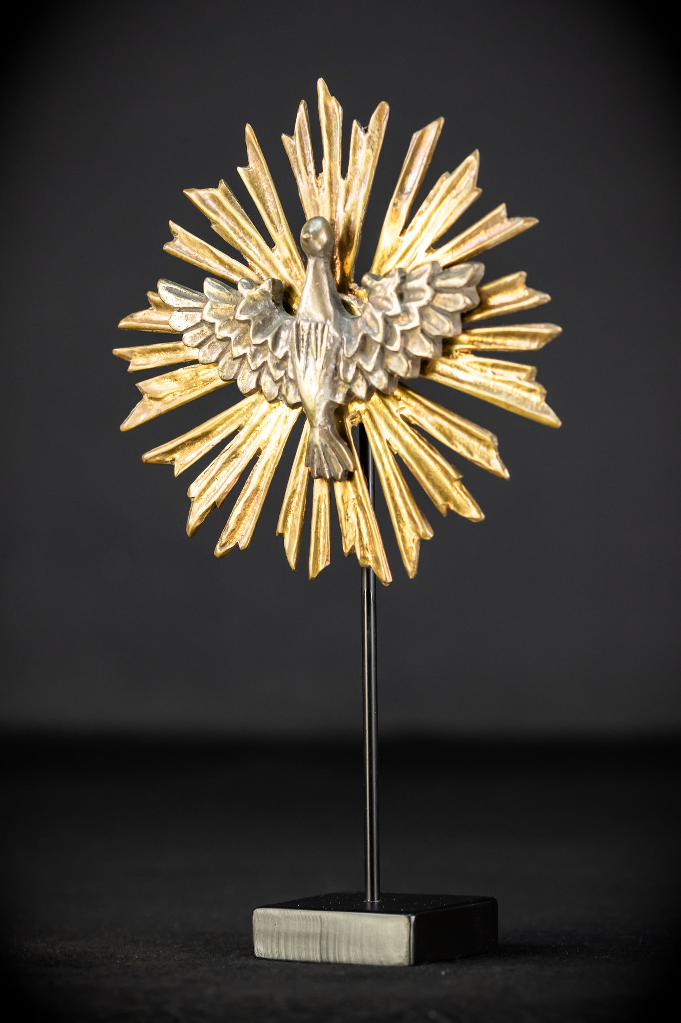 God The Holy Spirit Sculpture Bronze | Late 1800s - Early 1900s | 5.7" / 14.5 cm