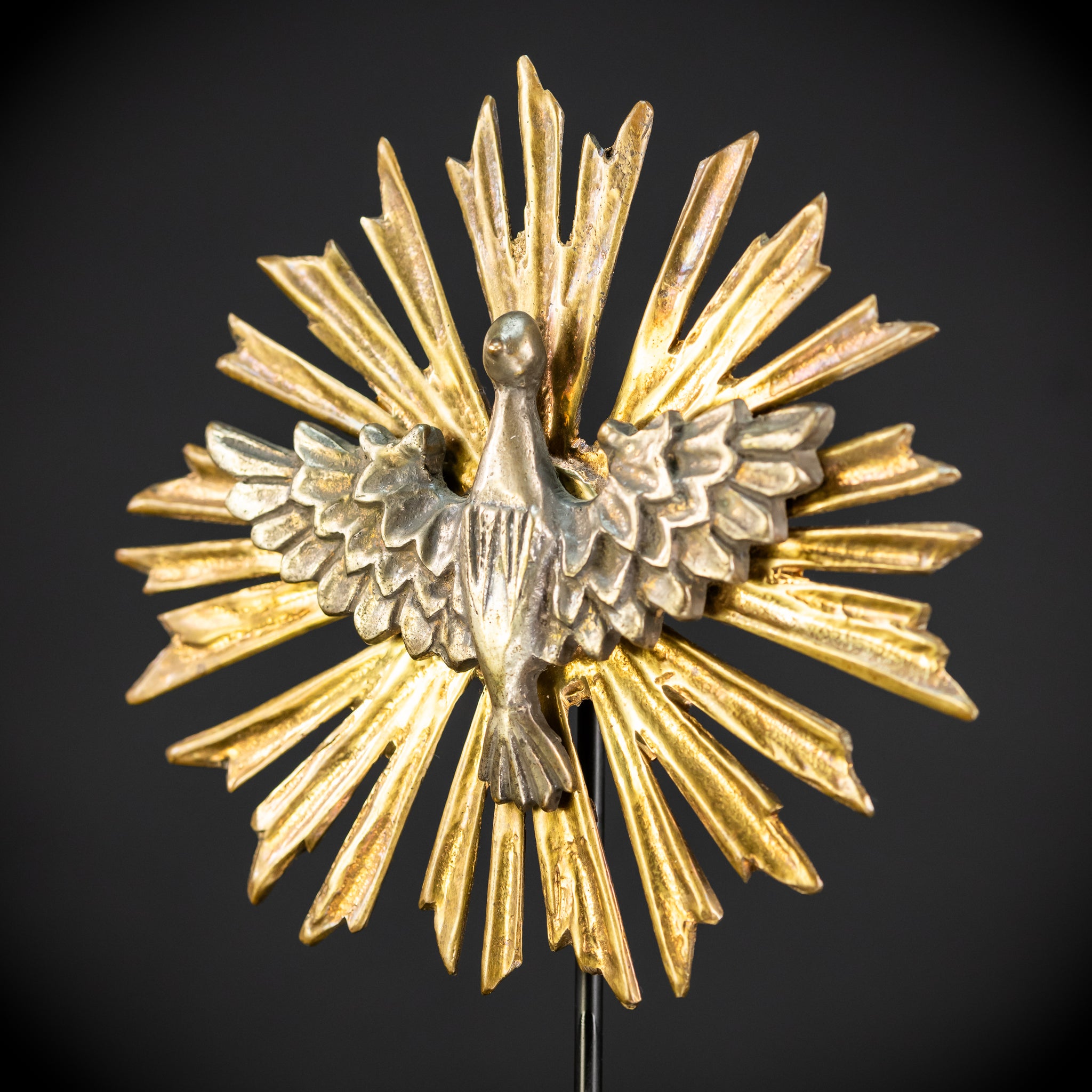 God The Holy Spirit Sculpture Bronze | Late 1800s - Early 1900s | 5.7" / 14.5 cm
