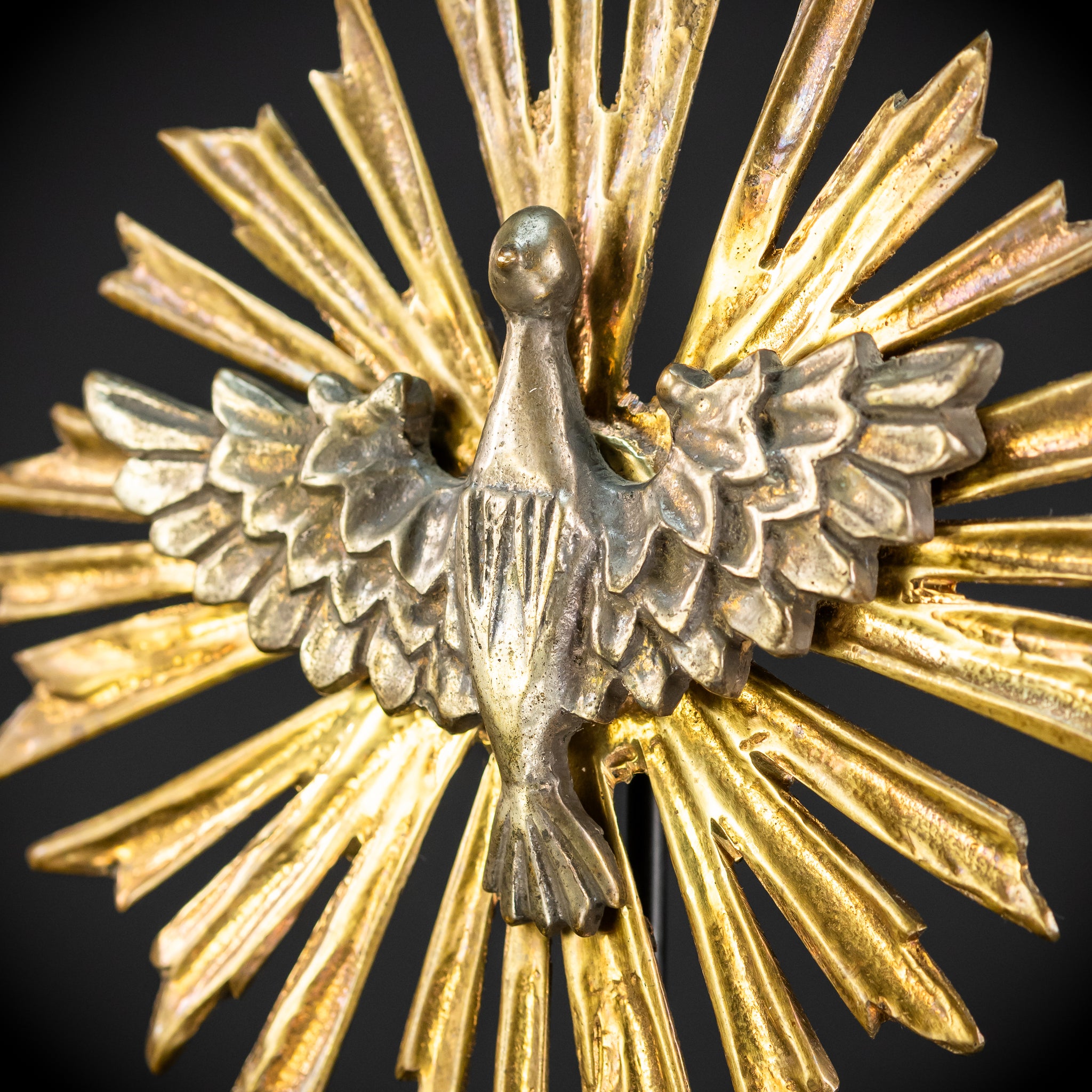God The Holy Spirit Sculpture Bronze | Late 1800s - Early 1900s | 5.7" / 14.5 cm