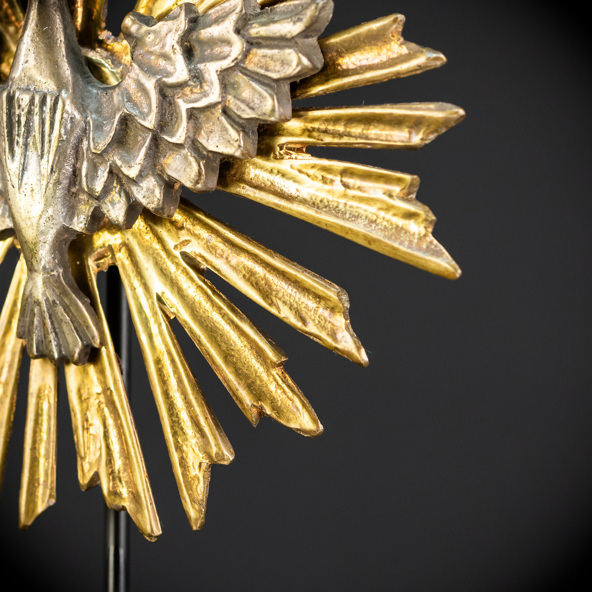 God The Holy Spirit Sculpture Bronze | Late 1800s - Early 1900s | 5.7" / 14.5 cm