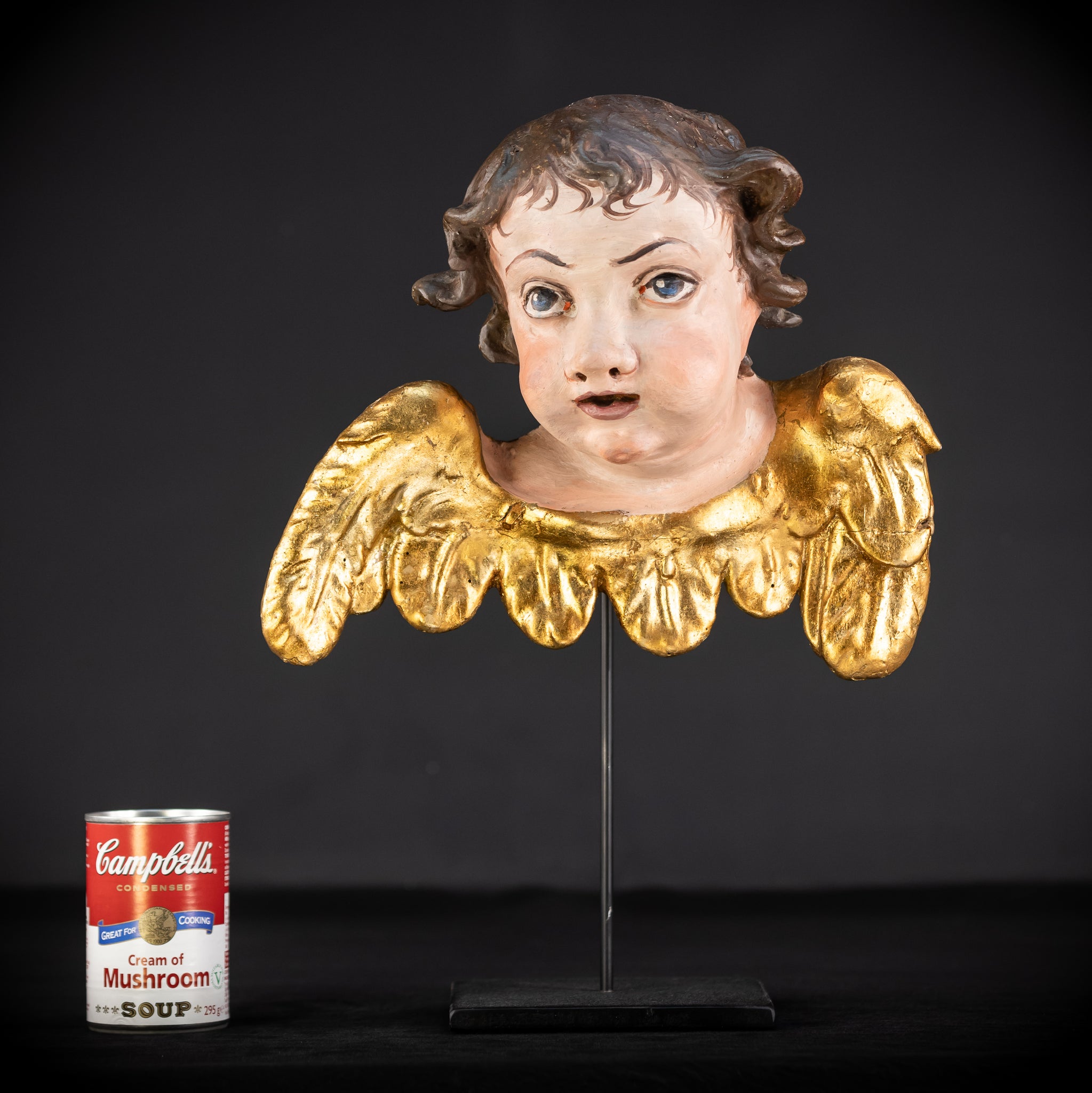 Angel Wood Carving | 1700s Antique
