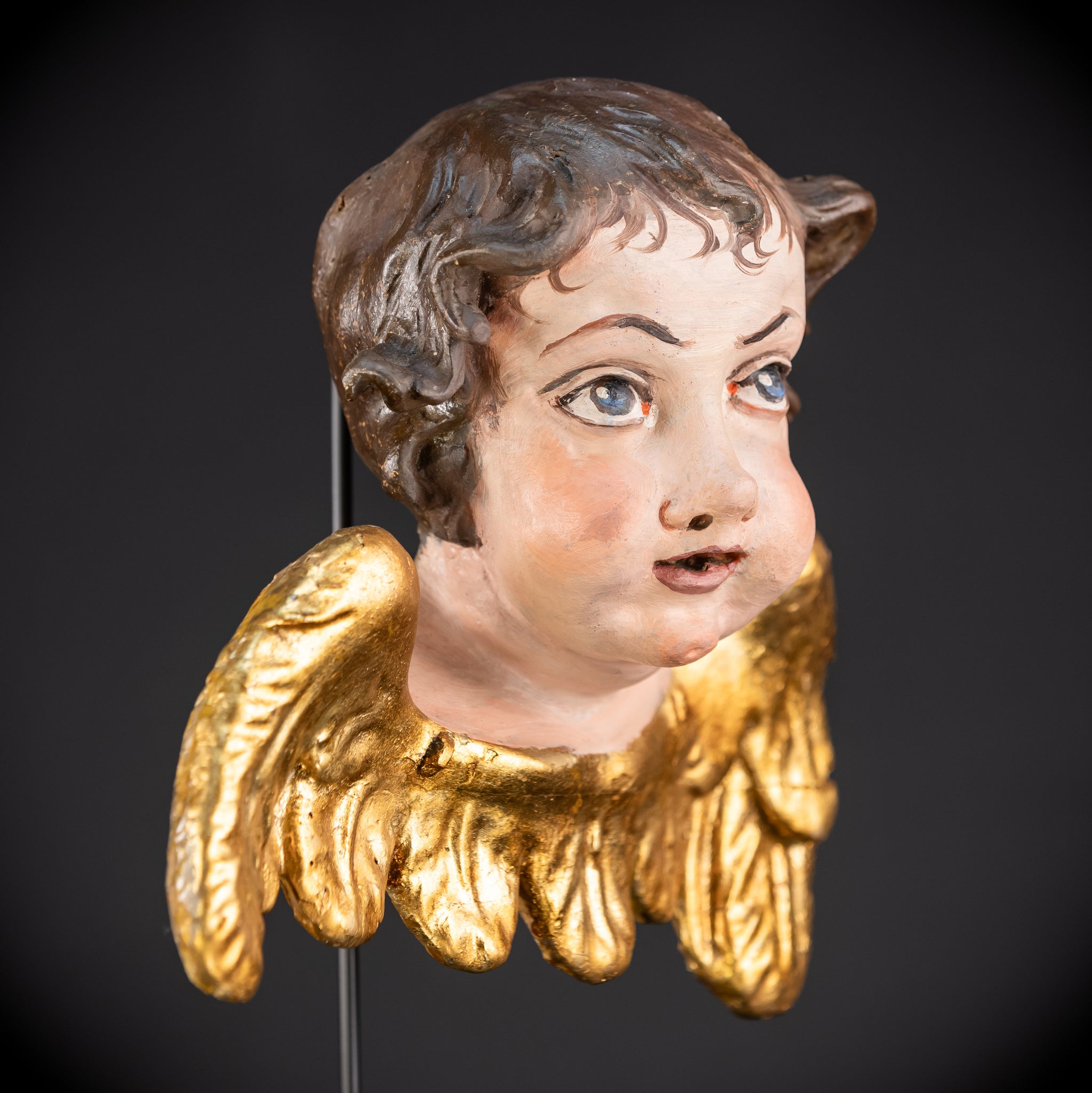 Angel Wood Carving | 1700s Antique