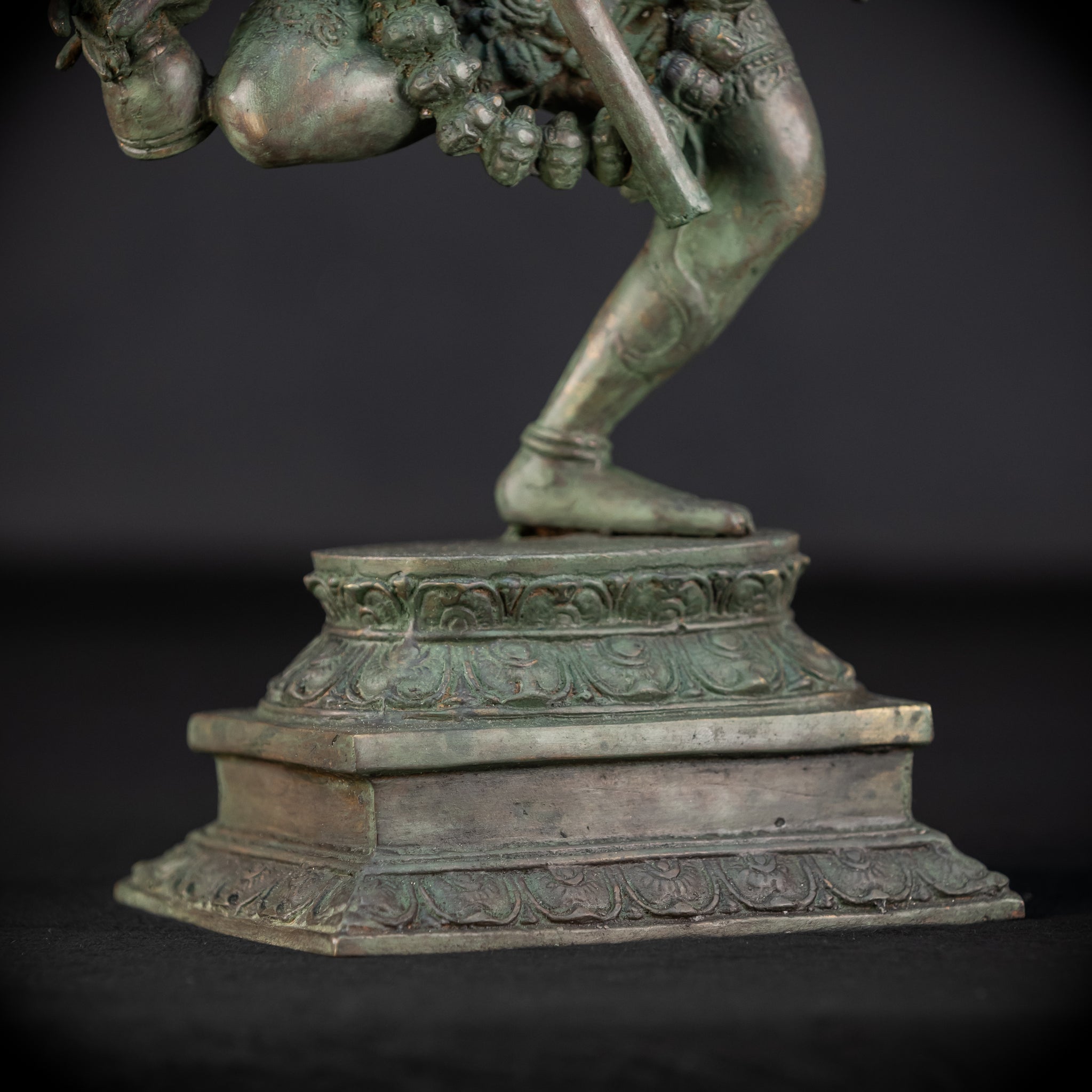 Kali Hindu Goddes Bronze Sculpture