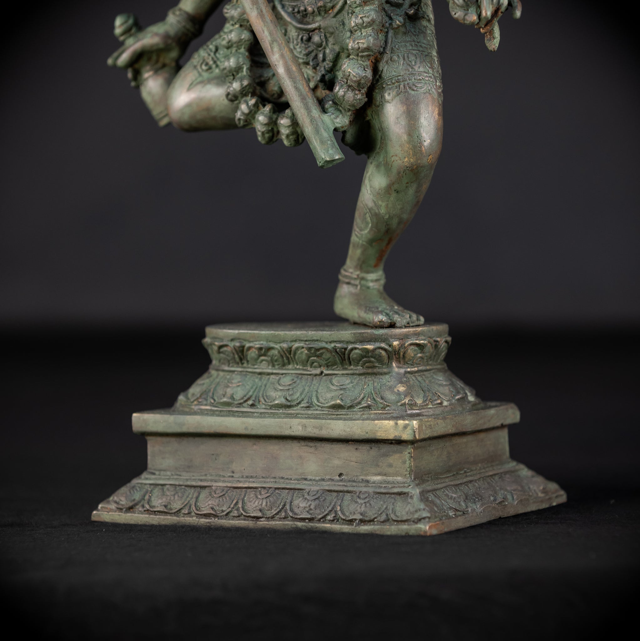 Kali Hindu Goddes Bronze Sculpture