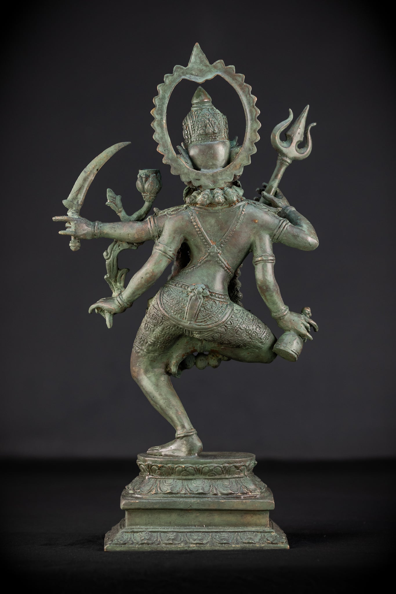 Kali Hindu Goddes Bronze Sculpture