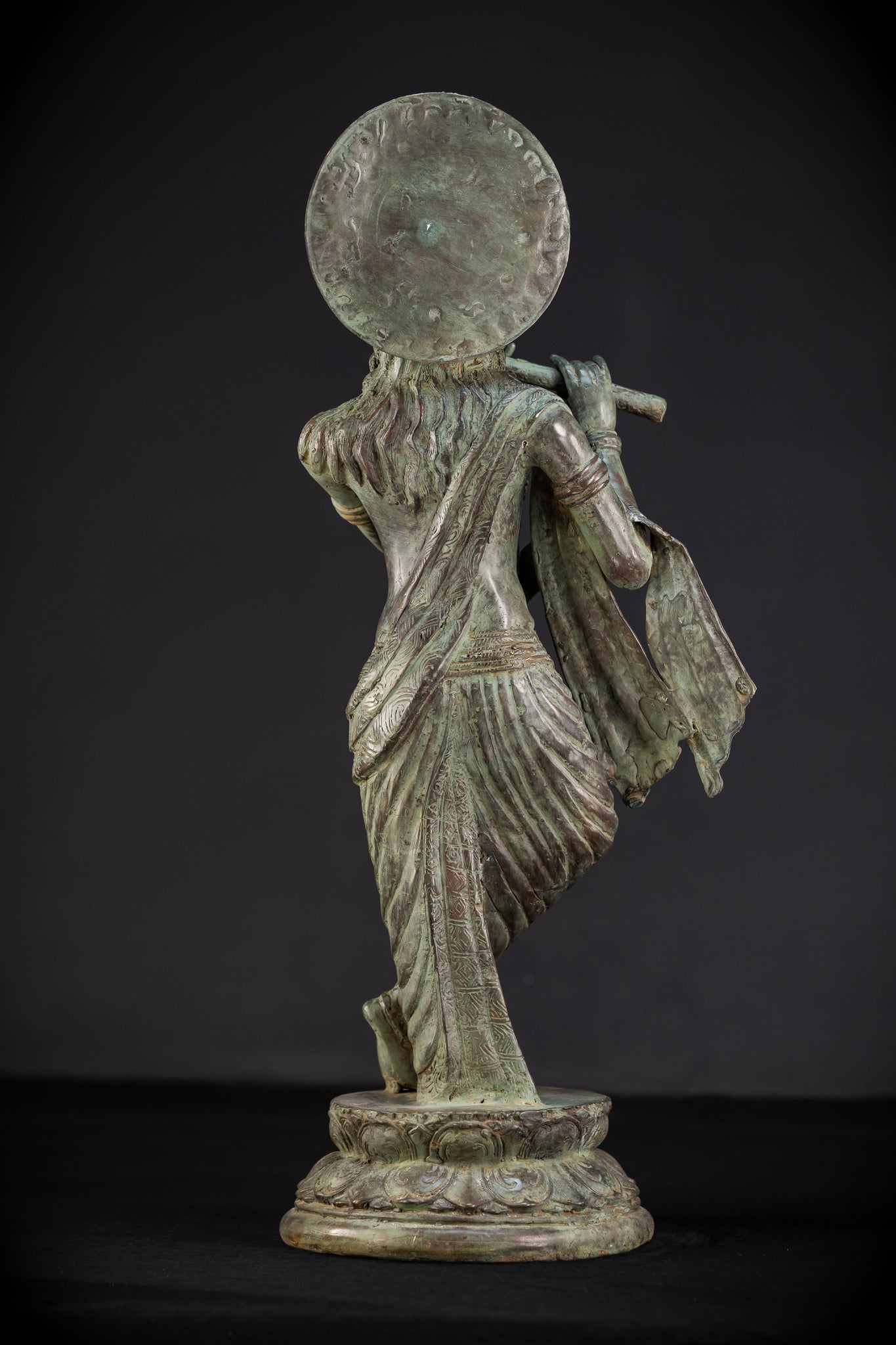 Krishna Hindu Deity Bronze Sculpture | 23.2"