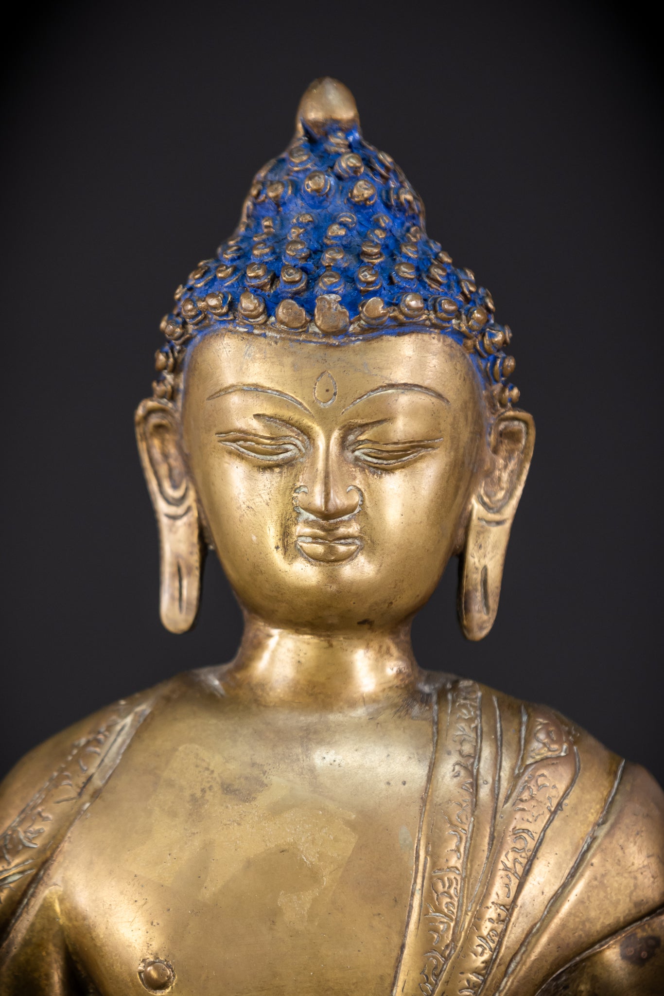 Guatama Buddha Bronze Statue 1800s | 16.2"
