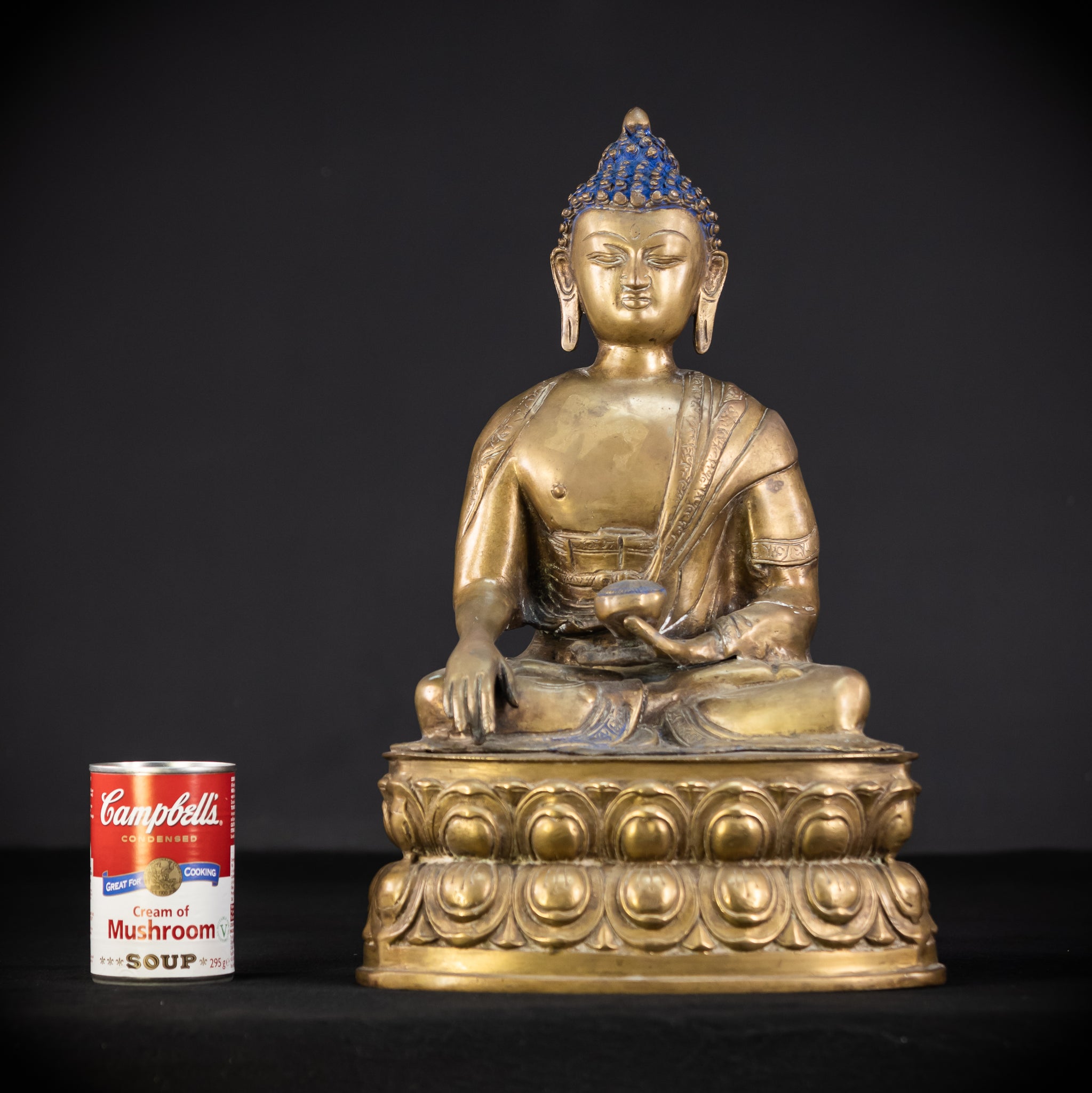 Guatama Buddha Bronze Statue 1800s | 16.2"