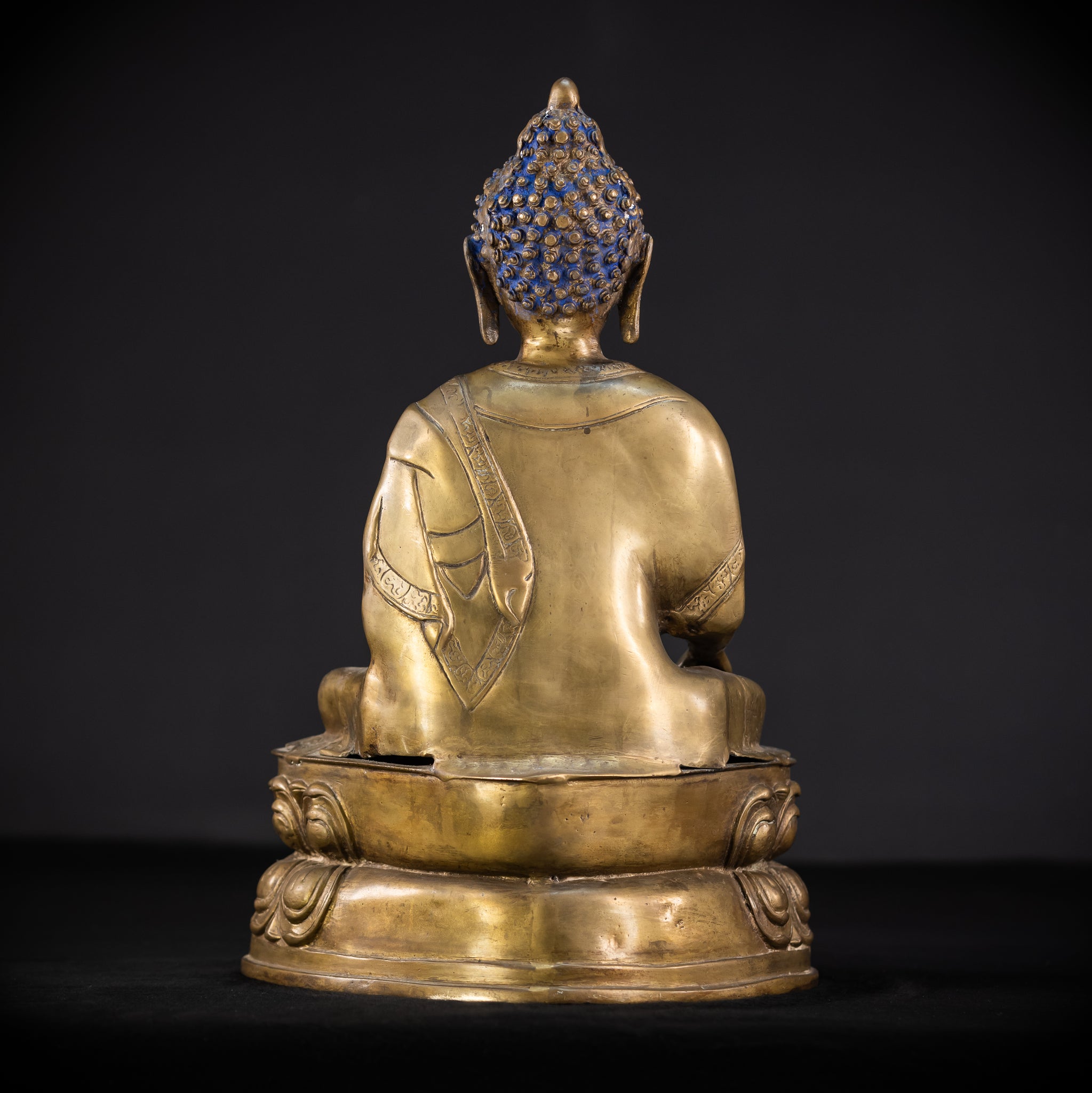 Guatama Buddha Bronze Statue 1800s | 16.2"