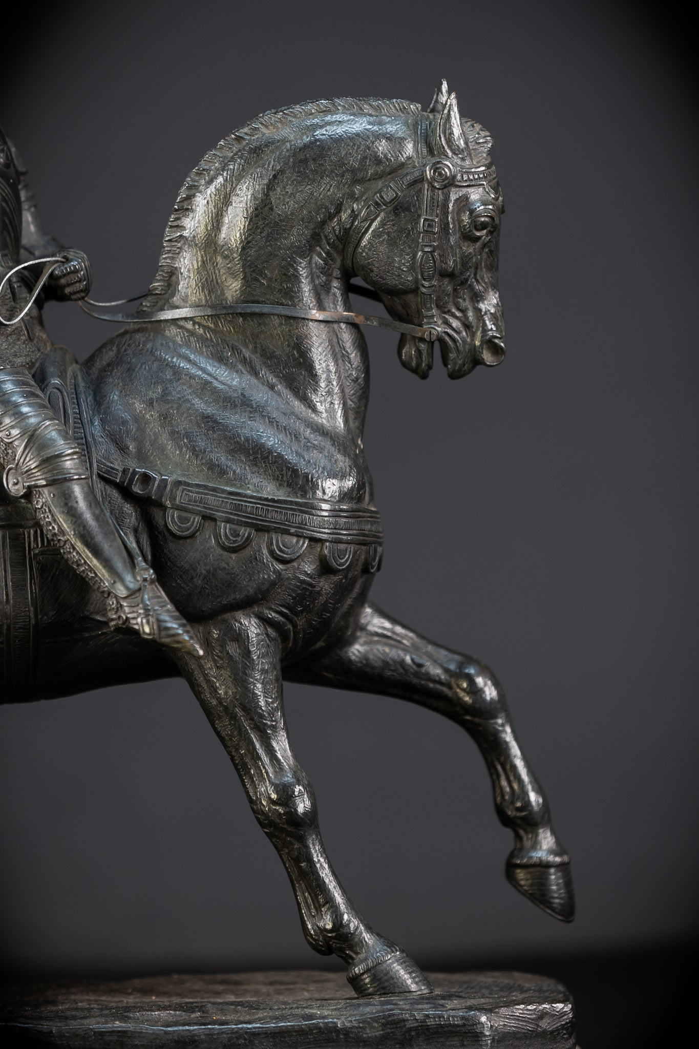 St Joan of Arc Bronze Sculpture by E Delabrierre | 1800s Antique 22.6"