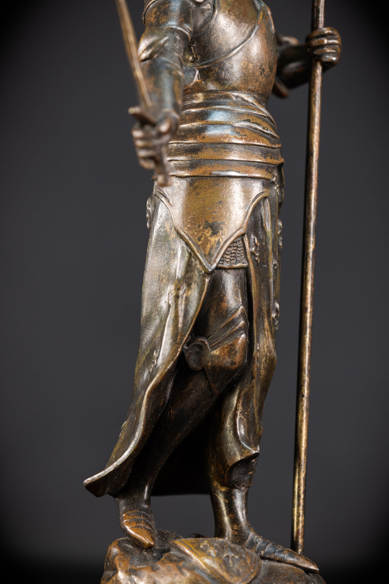 St Joan of Arc Bronzed Metal Sculpture | 20.5"