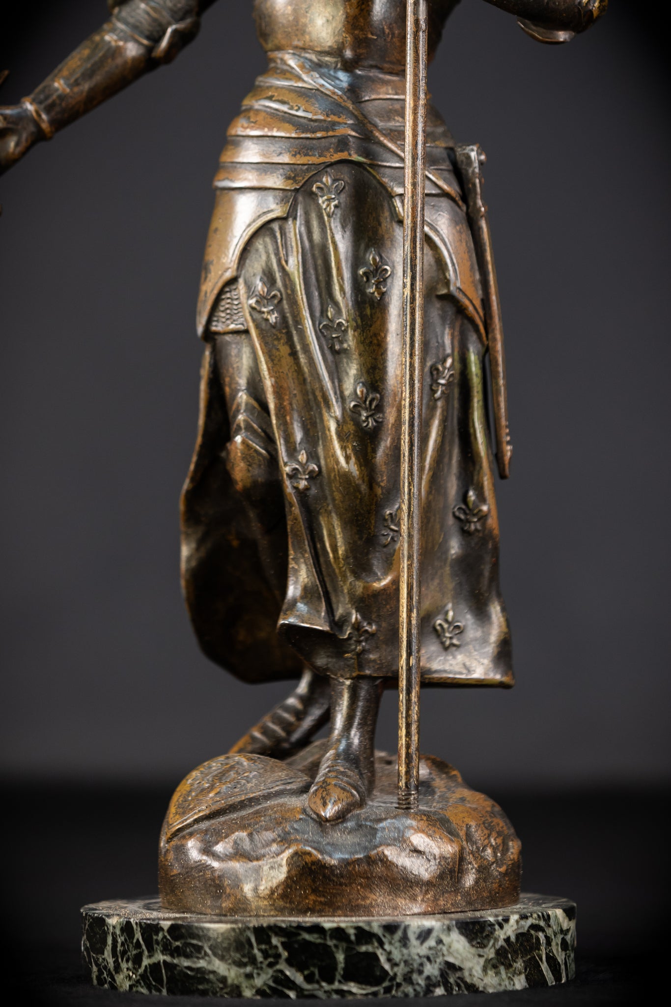 St Joan of Arc Bronzed Metal Sculpture | 20.5"