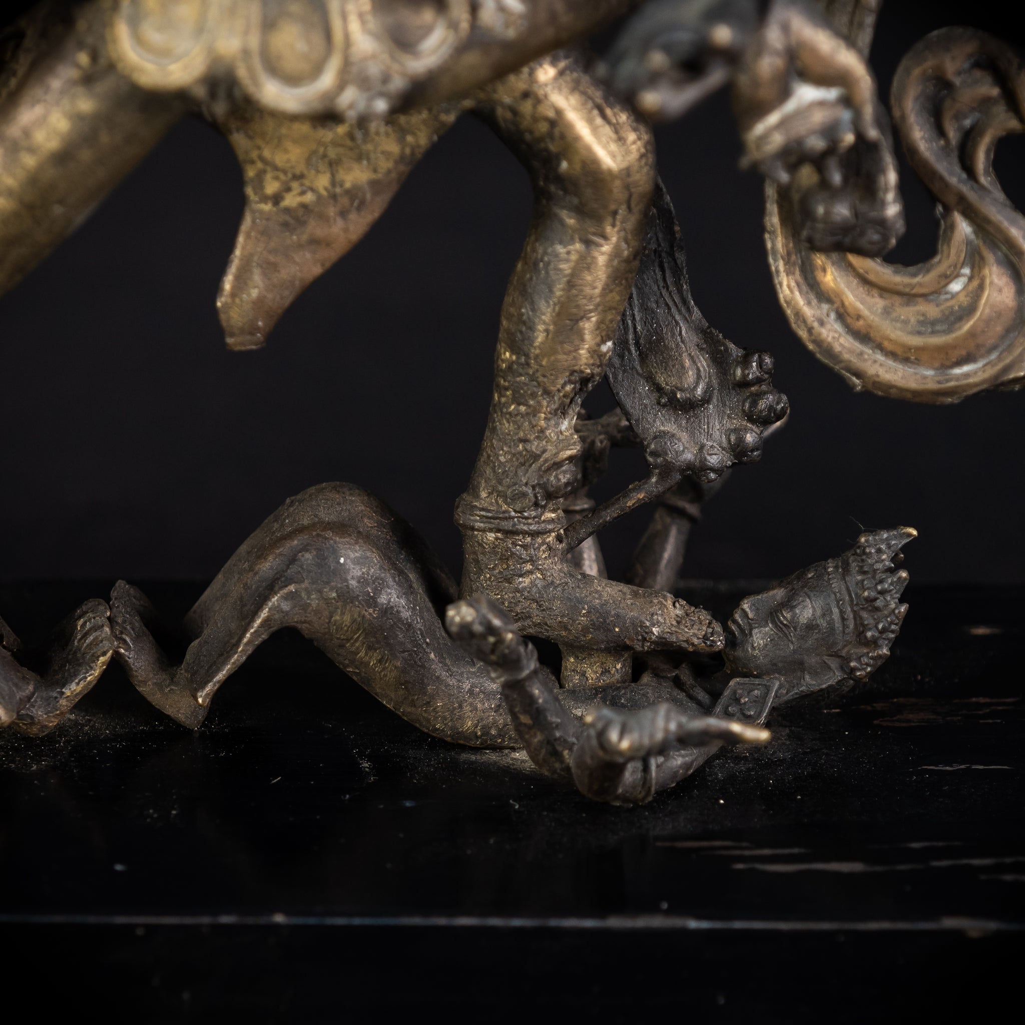 Sri Cakrasamvara and Vajravarahi Tantra Tibet Bronze Sculpture | 1700s | 14.4"