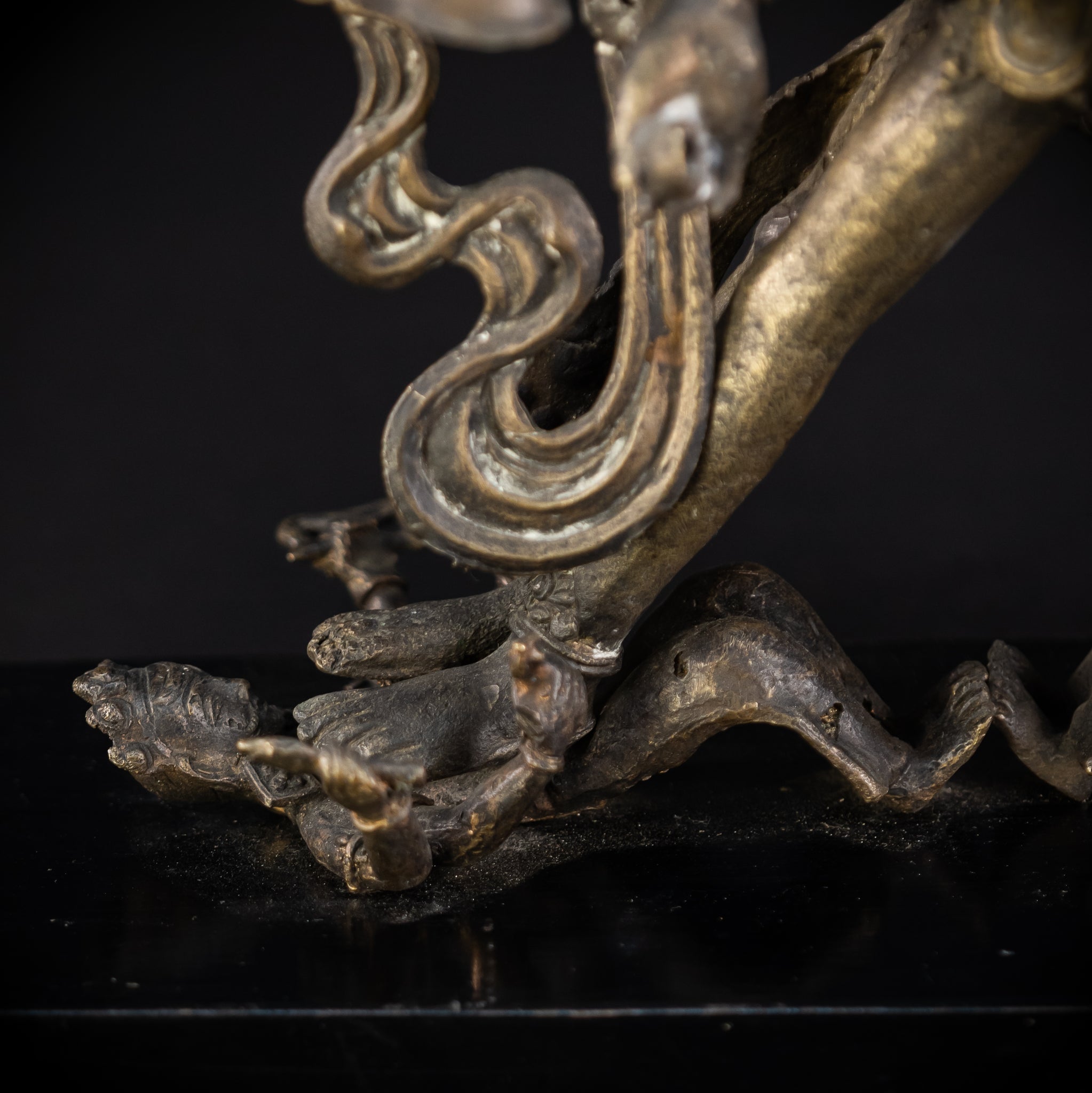 Sri Cakrasamvara and Vajravarahi Tantra Tibet Bronze Sculpture | 1700s | 14.4"