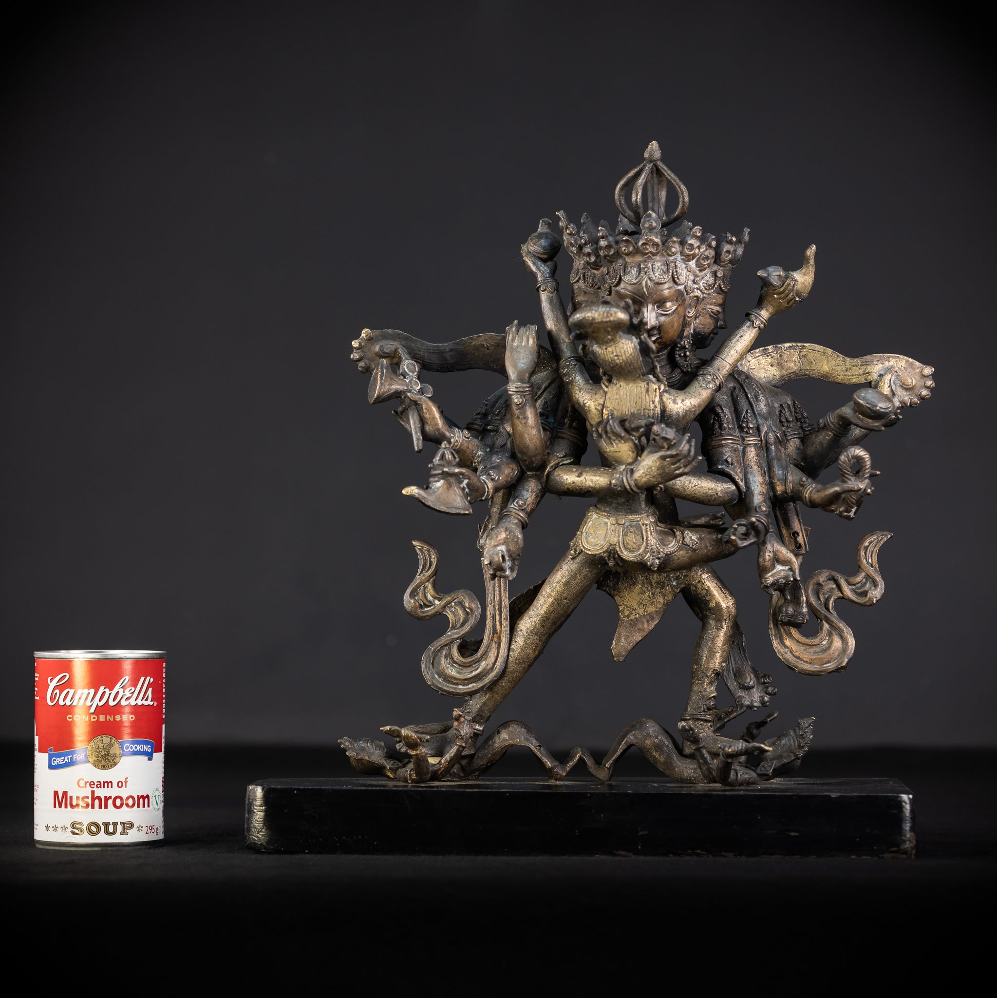Sri Cakrasamvara and Vajravarahi Tantra Tibet Bronze Sculpture | 1700s | 14.4"