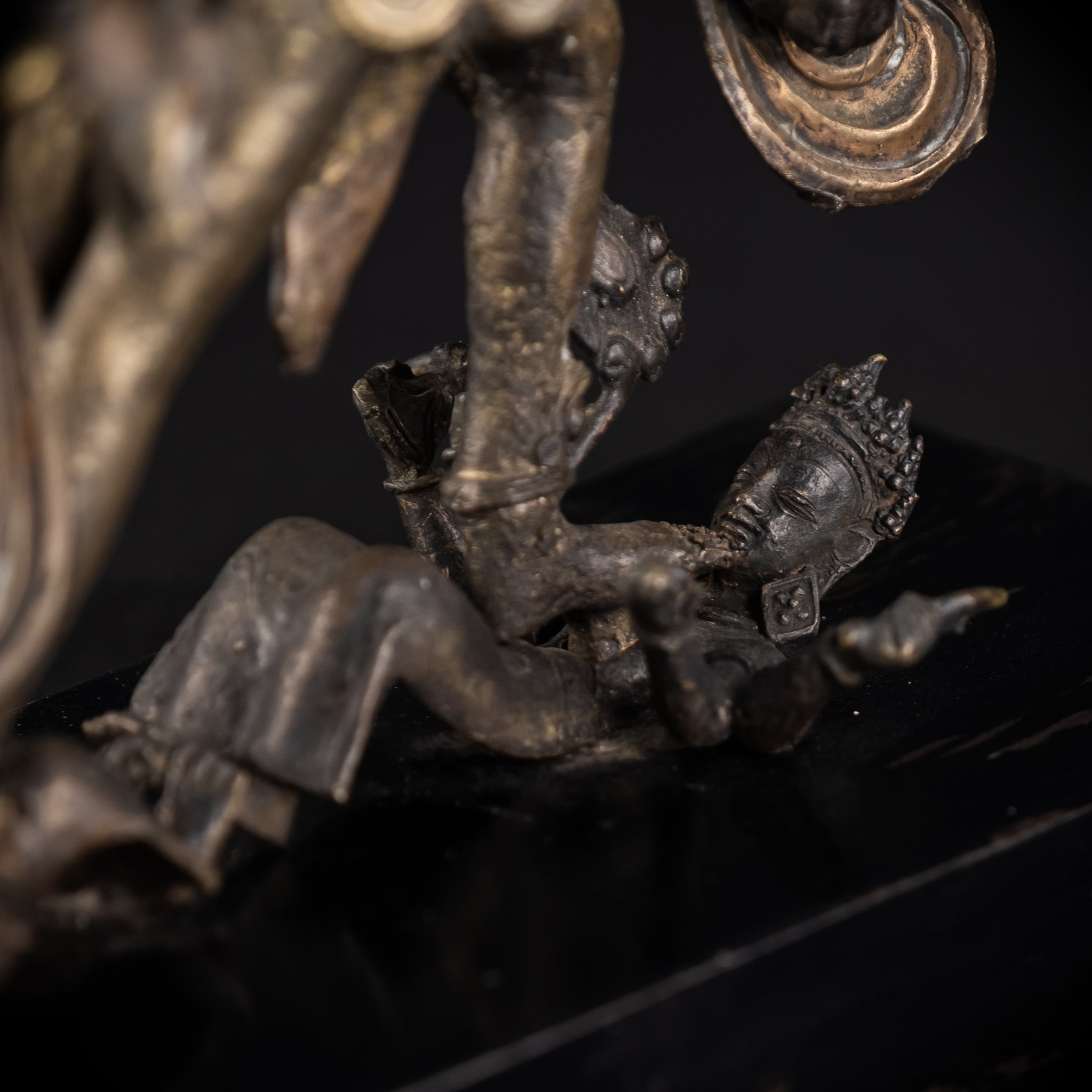 Sri Cakrasamvara and Vajravarahi Tantra Tibet Bronze Sculpture | 1700s | 14.4"