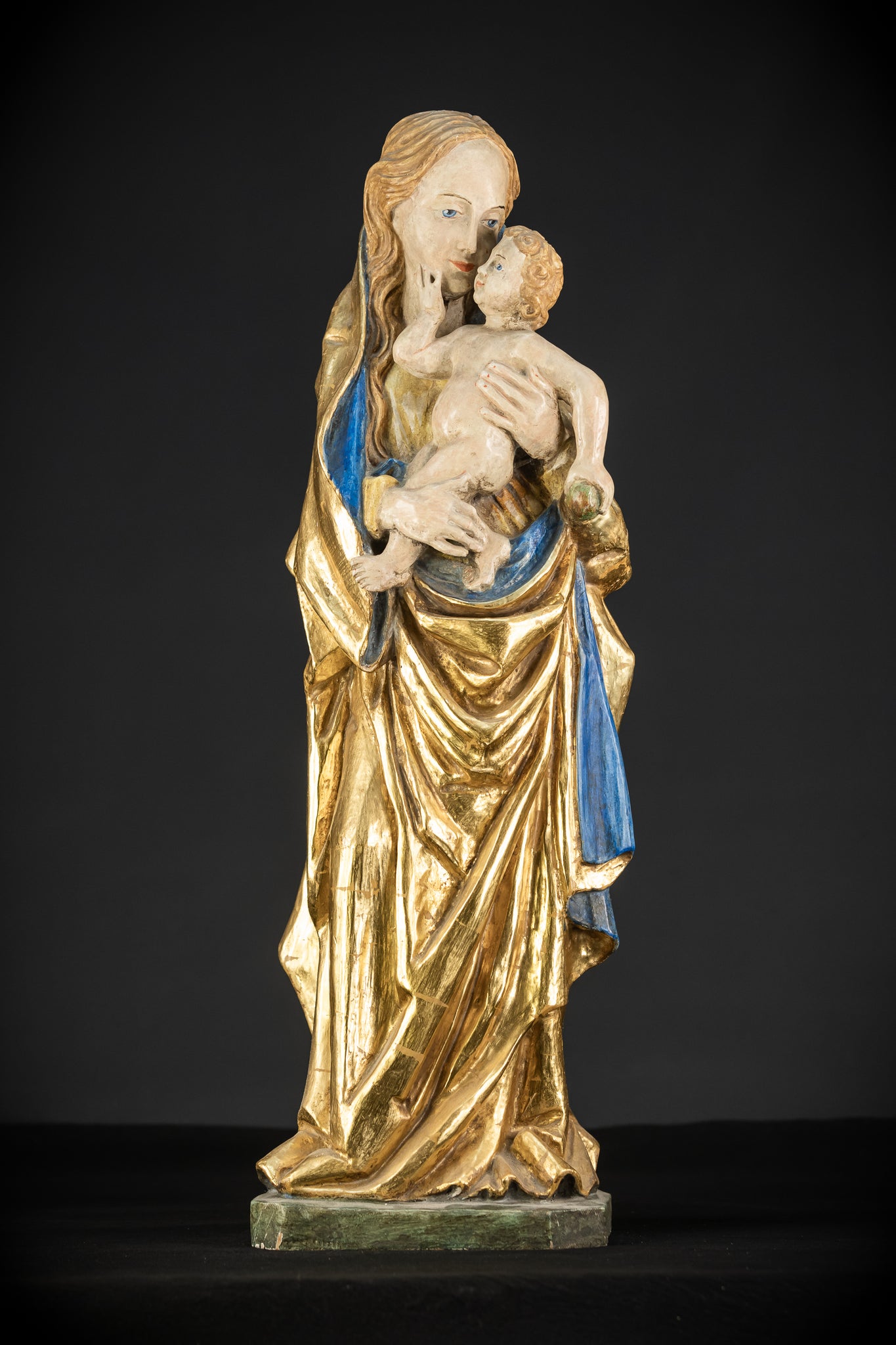 Virgin Mary Child Jesus | Vintage Mid 1900s | 28”