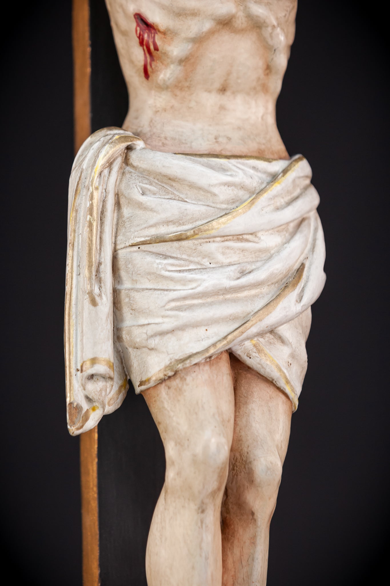 Wall Crucifix | 1900s Antique | 30"/ 76 cm