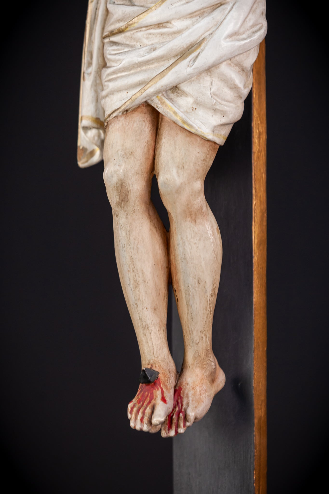 Wall Crucifix | 1900s Antique | 30"/ 76 cm