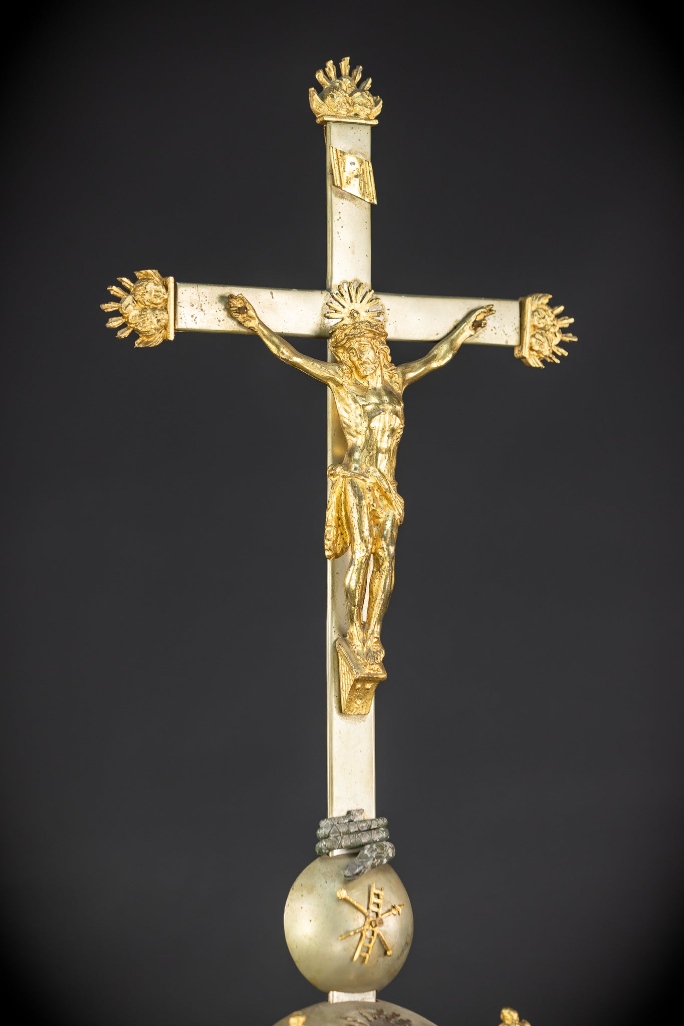 Altar Crucifix | Jesus | Metal | 25.2” / 64 cm