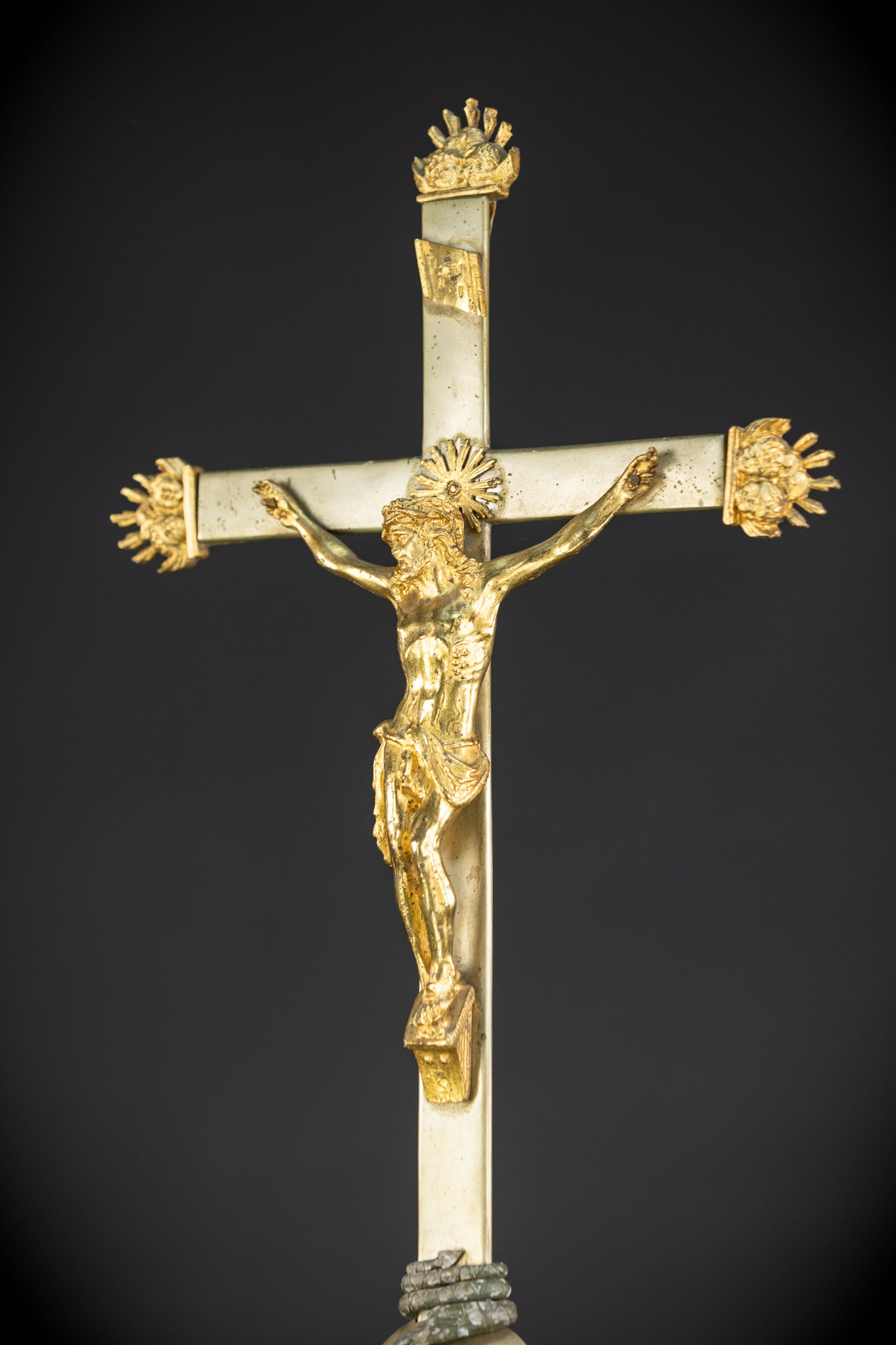 Altar Crucifix | Jesus | Metal | 25.2” / 64 cm