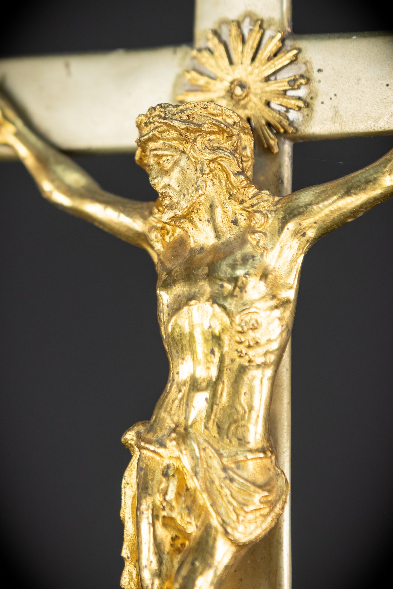 Altar Crucifix | Jesus | Metal | 25.2” / 64 cm