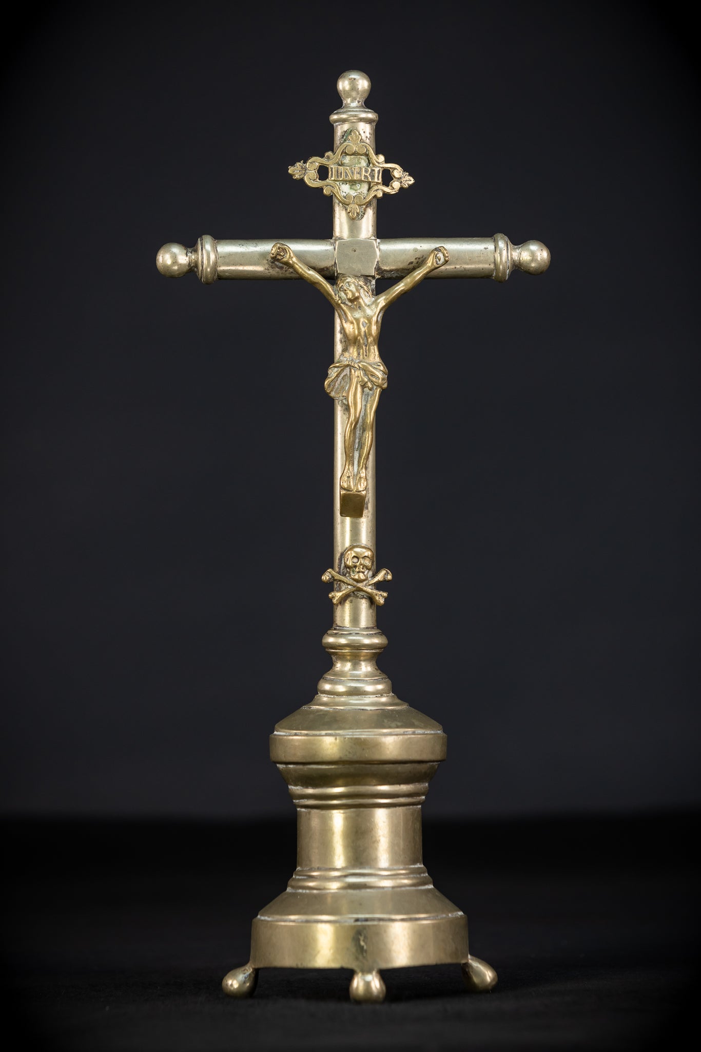 Bronze Altar Crucifix | 1800s Antique | 19.1" / 48.5 cm (Copy)