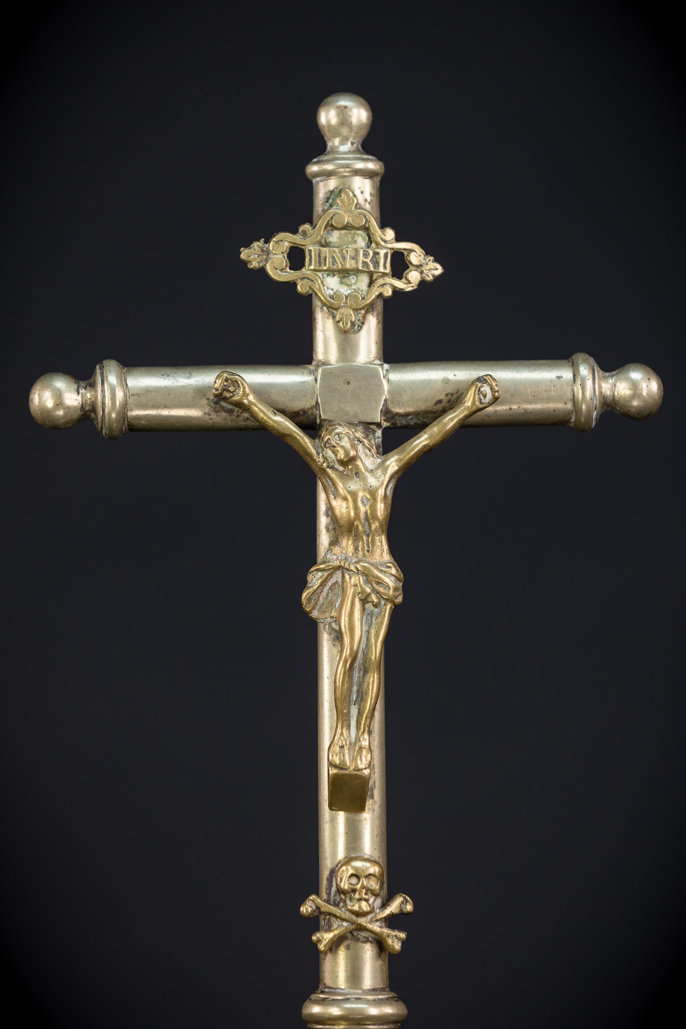 Bronze Altar Crucifix | 1800s Antique | 19.1" / 48.5 cm (Copy)
