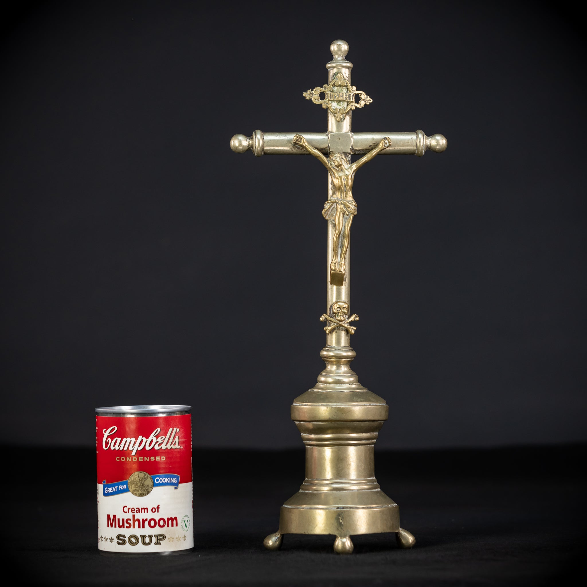 Bronze Altar Crucifix | 1800s Antique | 19.1" / 48.5 cm (Copy)